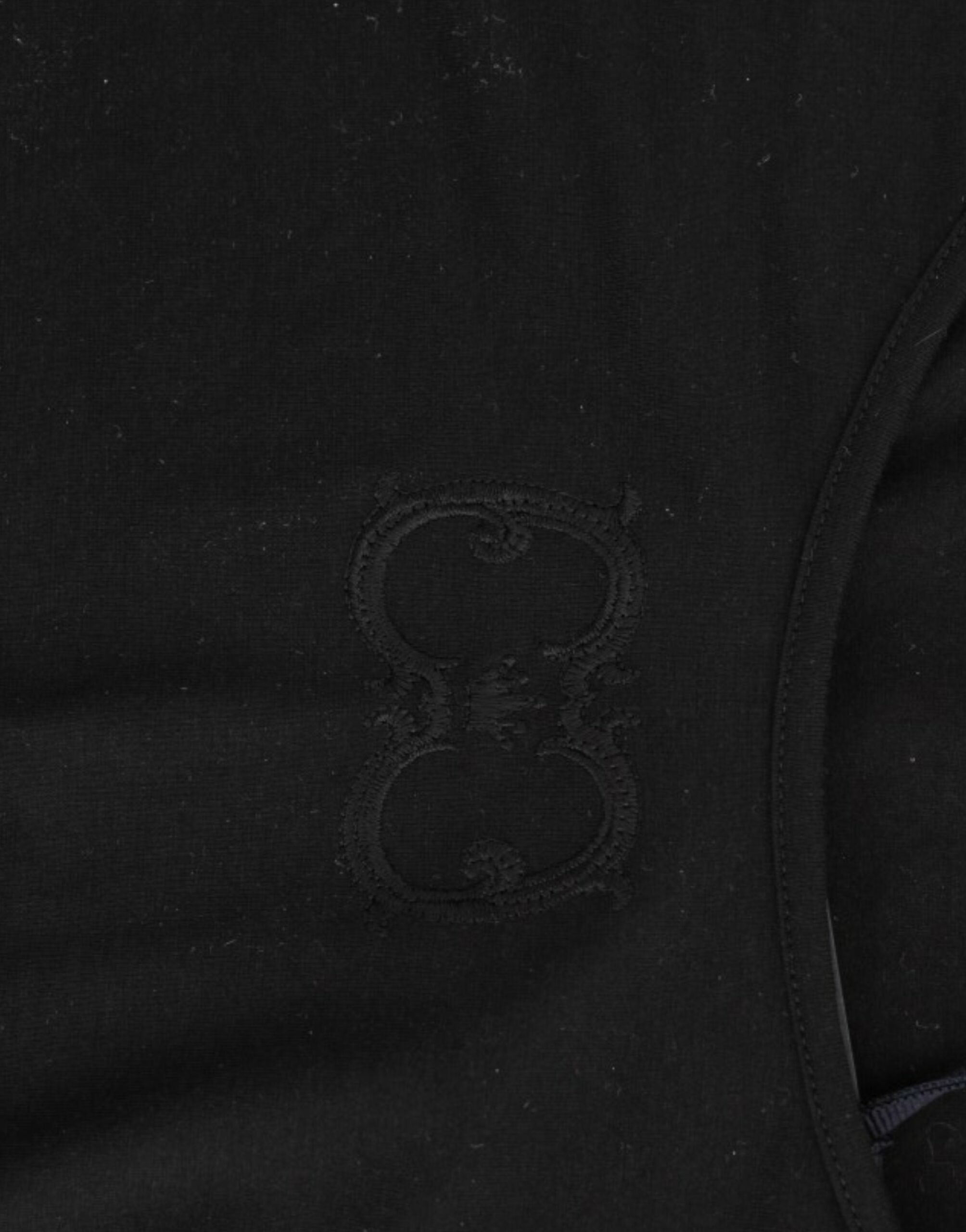 Top Cavalli elegant cu mânecă scurtă, negru