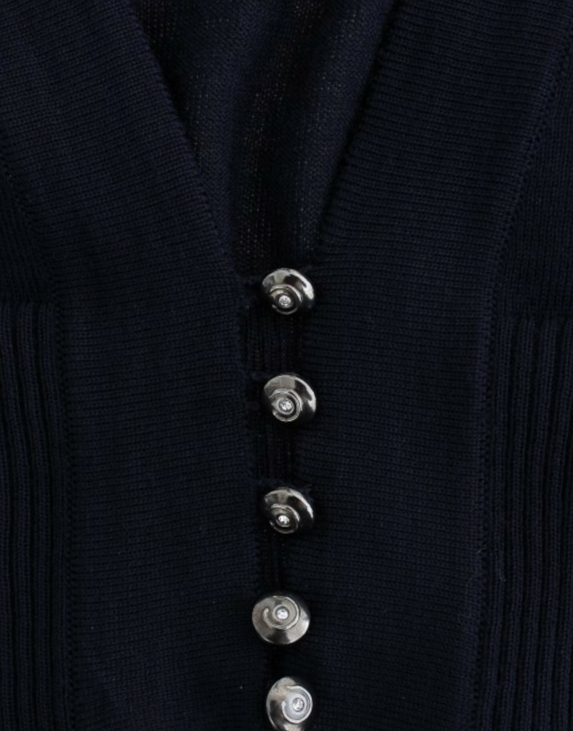 Cavalli Eleganter kurzer Cardigan aus Schurwolle