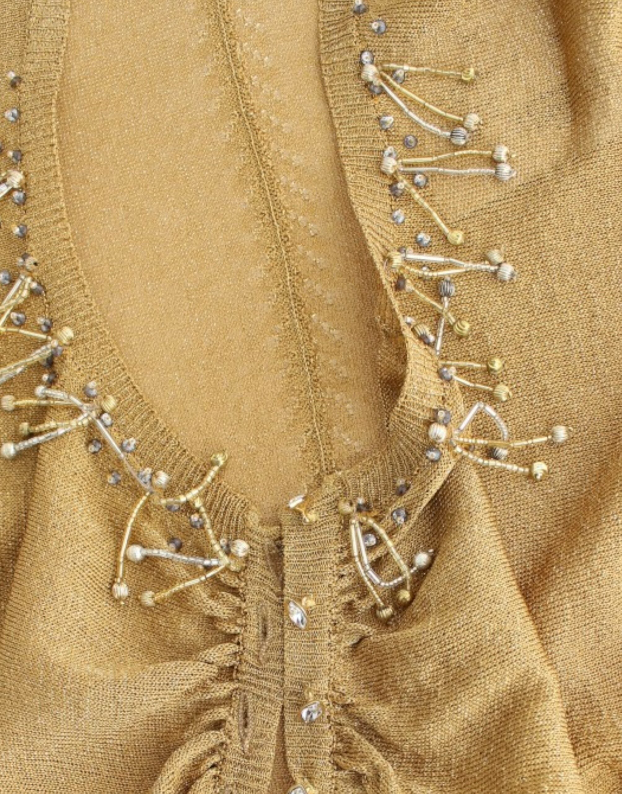 Cavalli – Verzierter, goldschimmernder Bolero