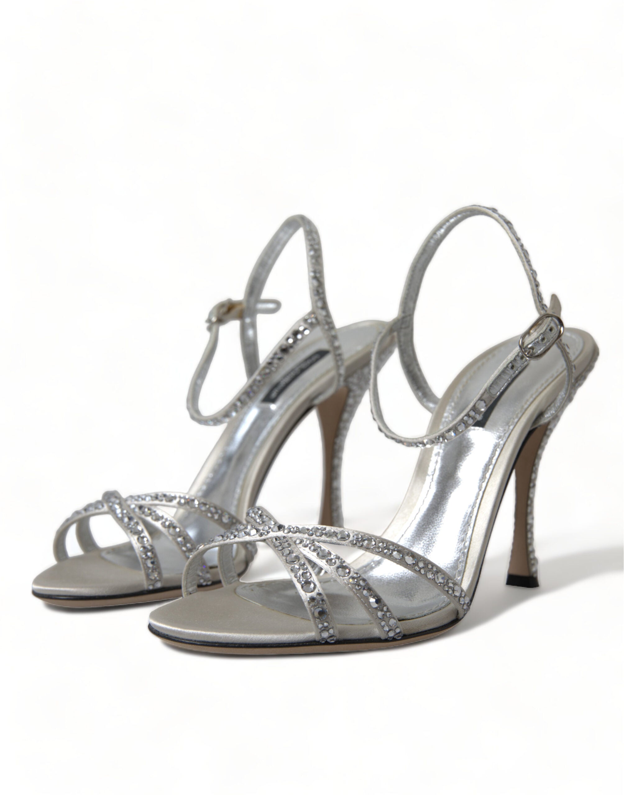 Dolce & Gabbana – Elegante Sandalen mit Kristallverzierung