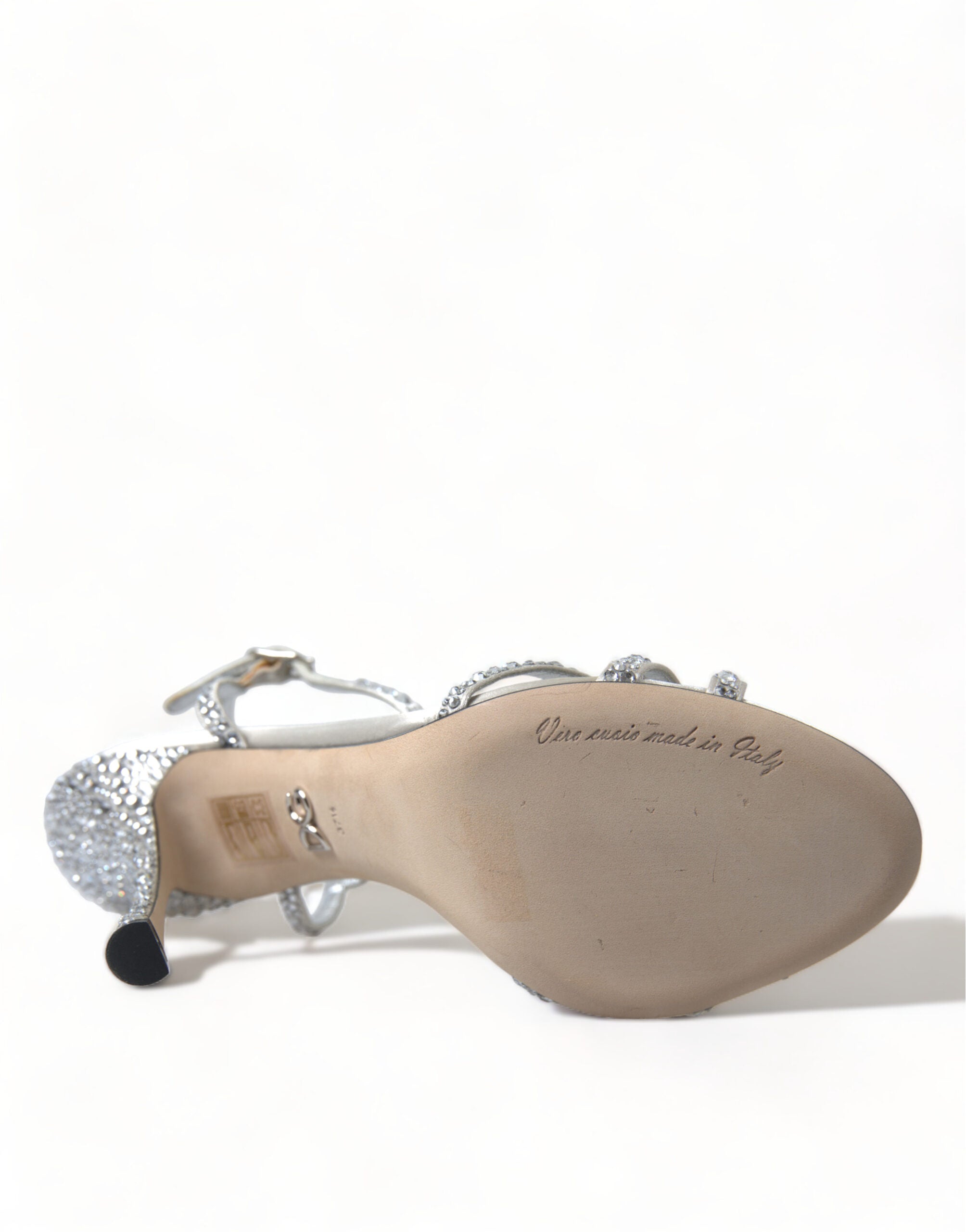 Dolce & Gabbana – Elegante Sandalen mit Kristallverzierung