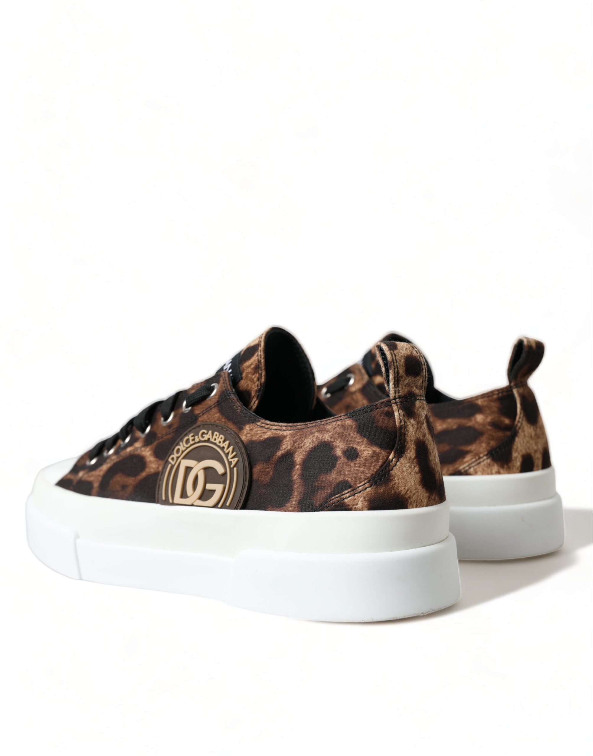 Dolce & Gabbana Elegante Freizeit-Sneaker mit Leopardenmuster