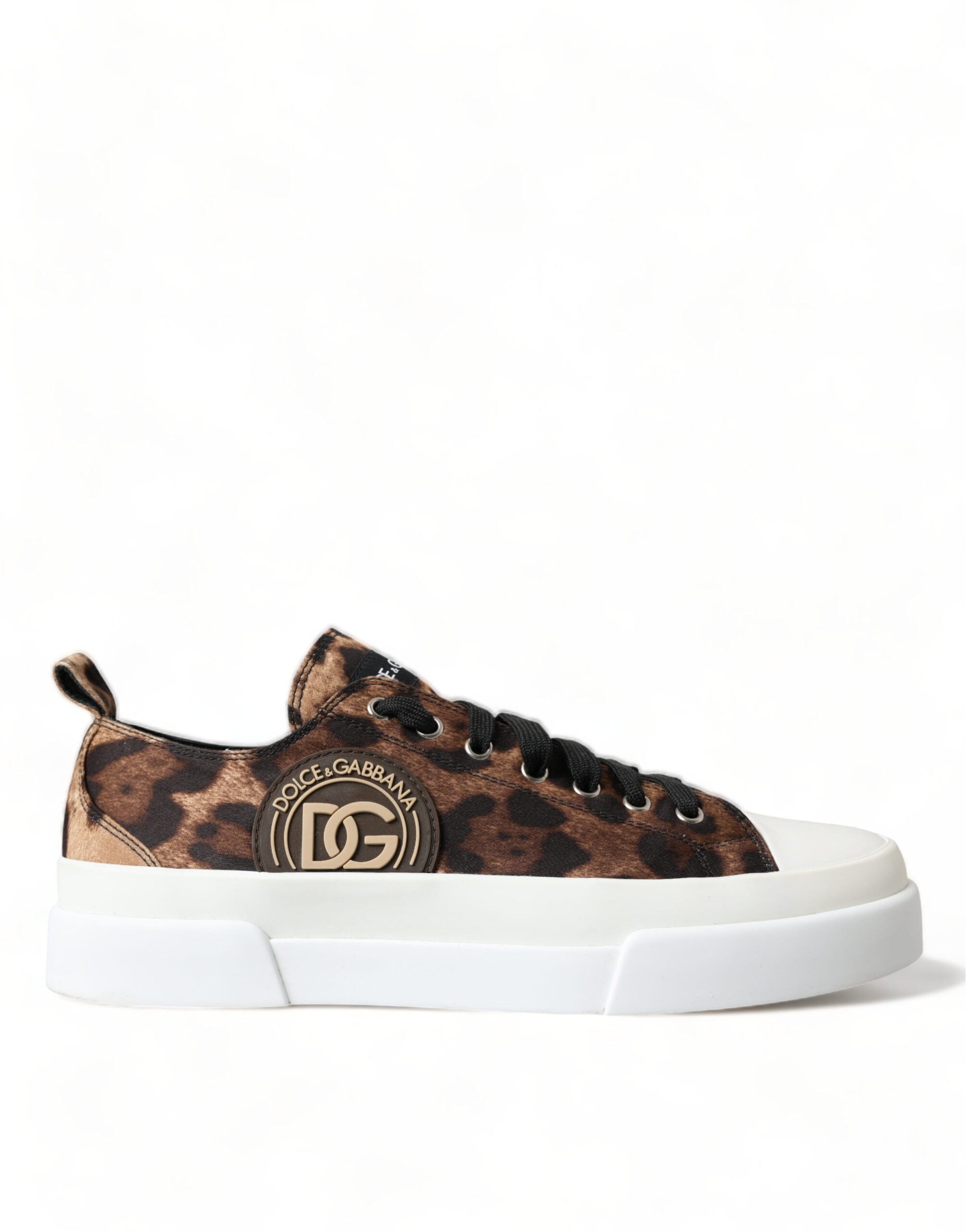Dolce & Gabbana Elegante Freizeit-Sneaker mit Leopardenmuster