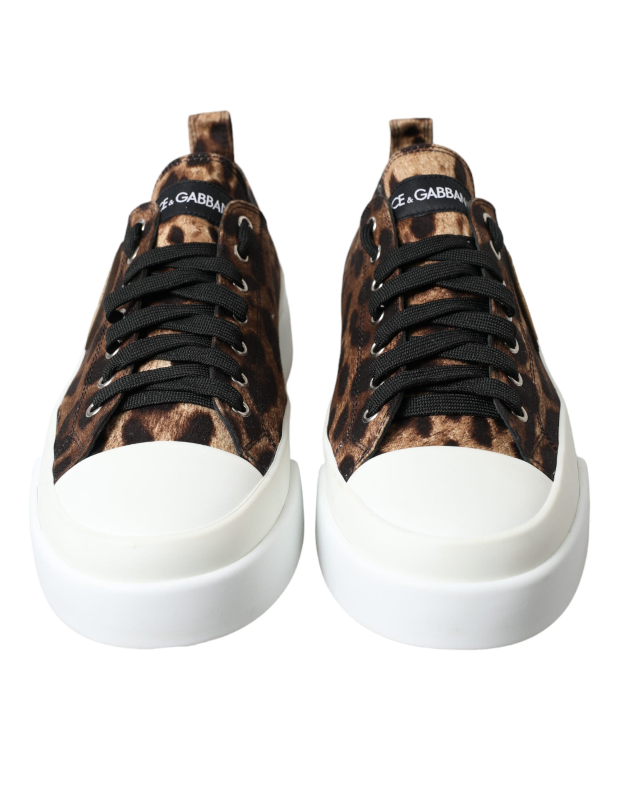 Dolce & Gabbana Elegante Freizeit-Sneaker mit Leopardenmuster