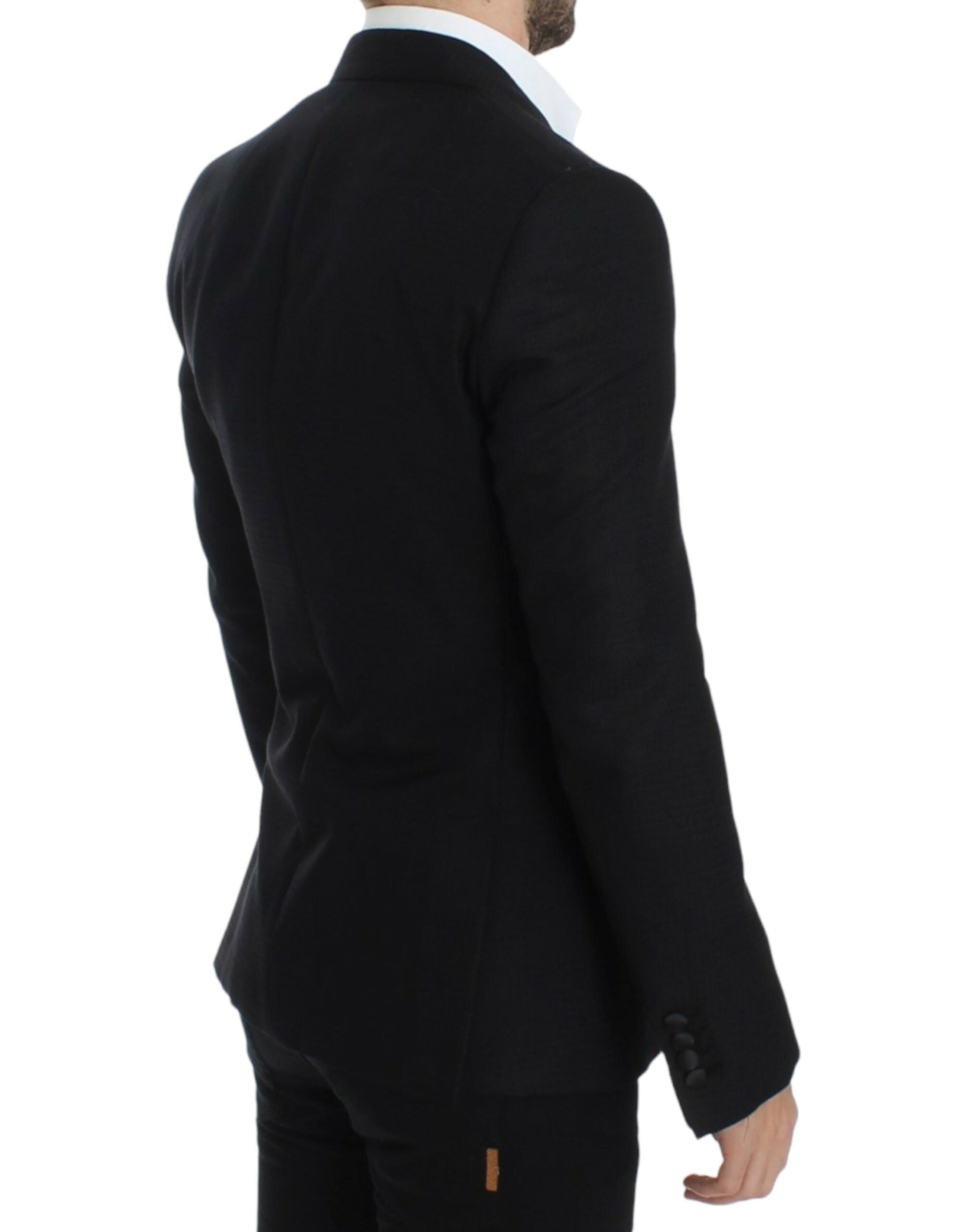 Dolce & Gabbana Eleganter schwarzer Sicilia-Blazer aus Seidenmischung