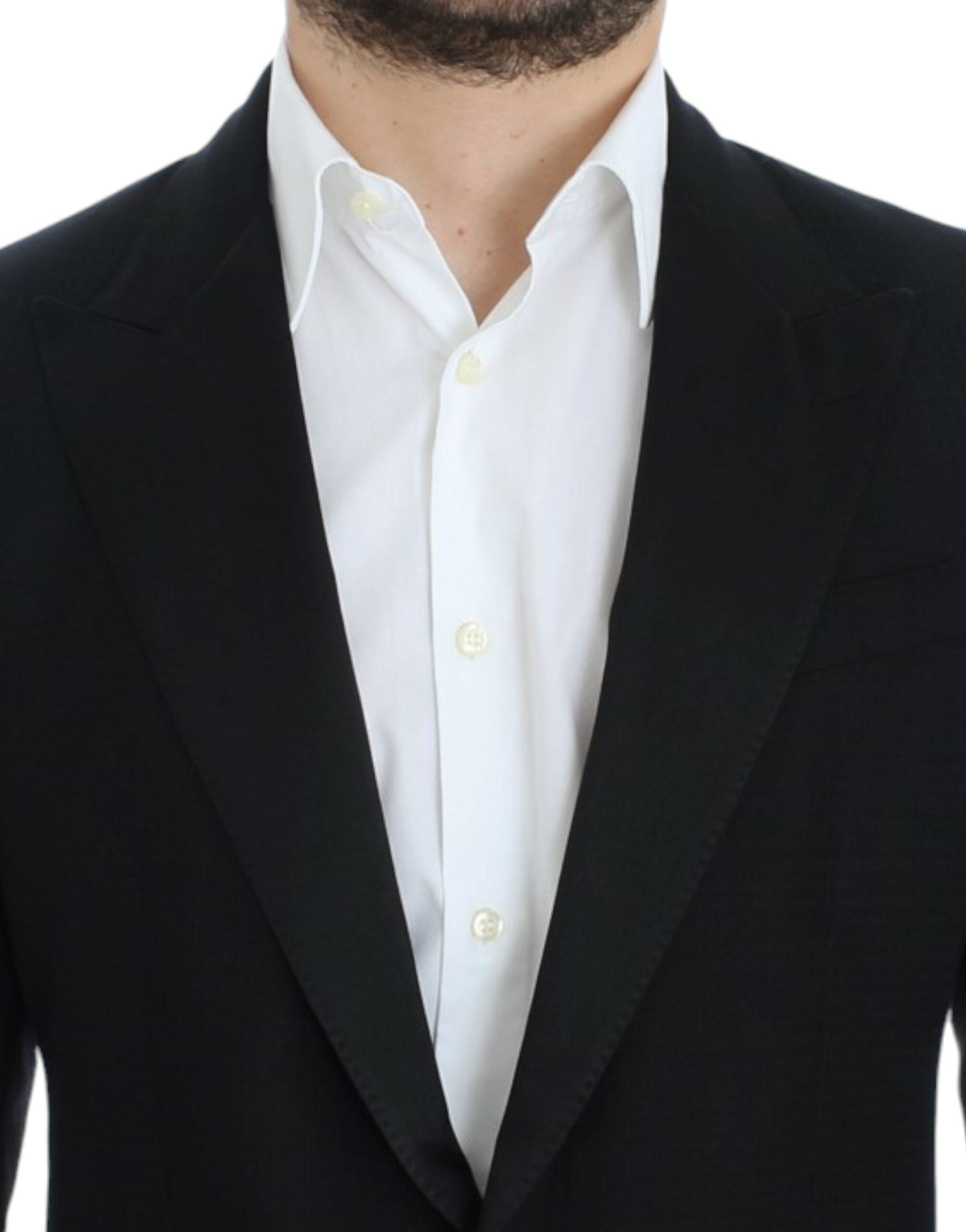 Dolce & Gabbana Eleganter schwarzer Sicilia-Blazer aus Seidenmischung
