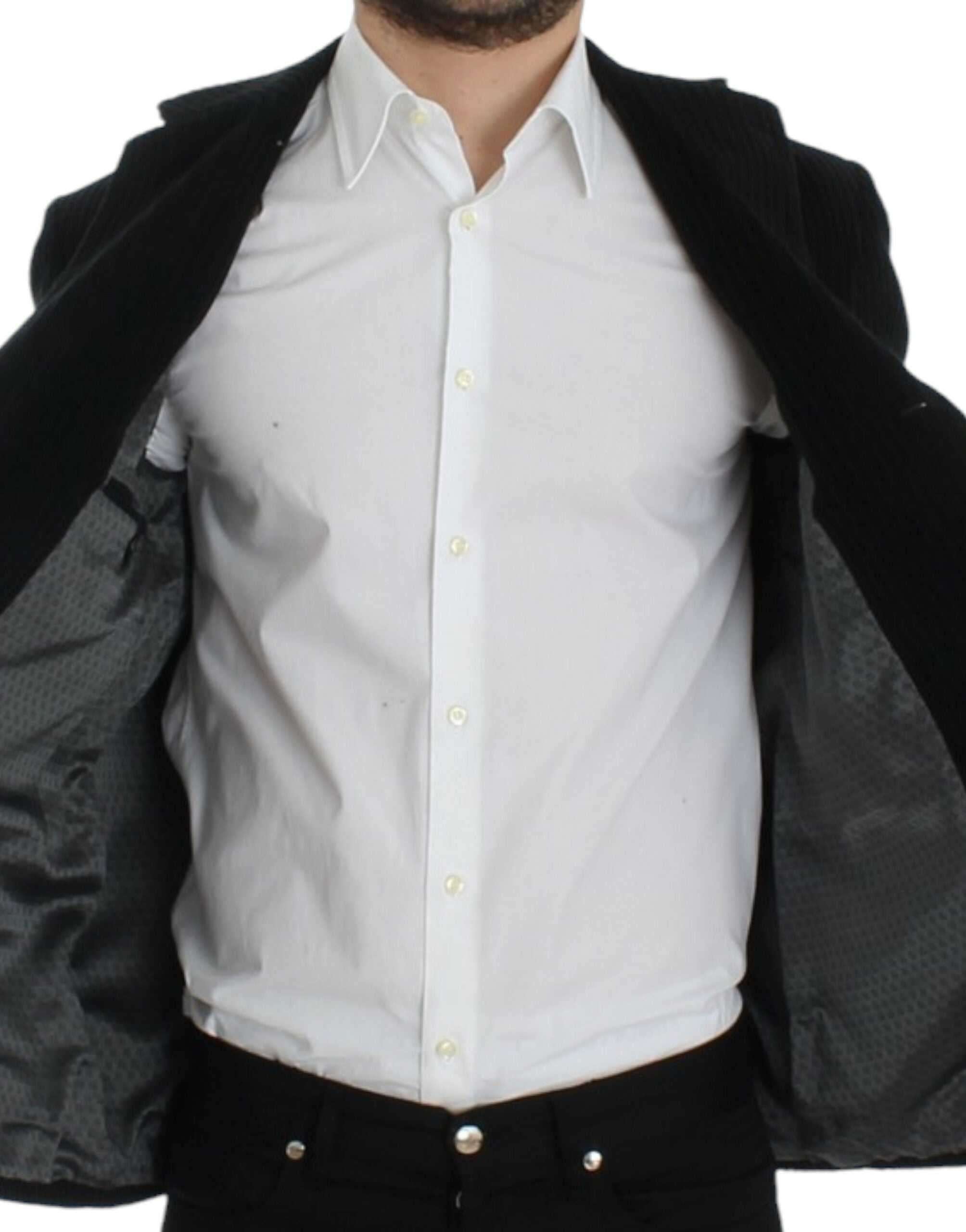 Dolce & Gabbana Elegante schwarze Martini-Blazerjacke