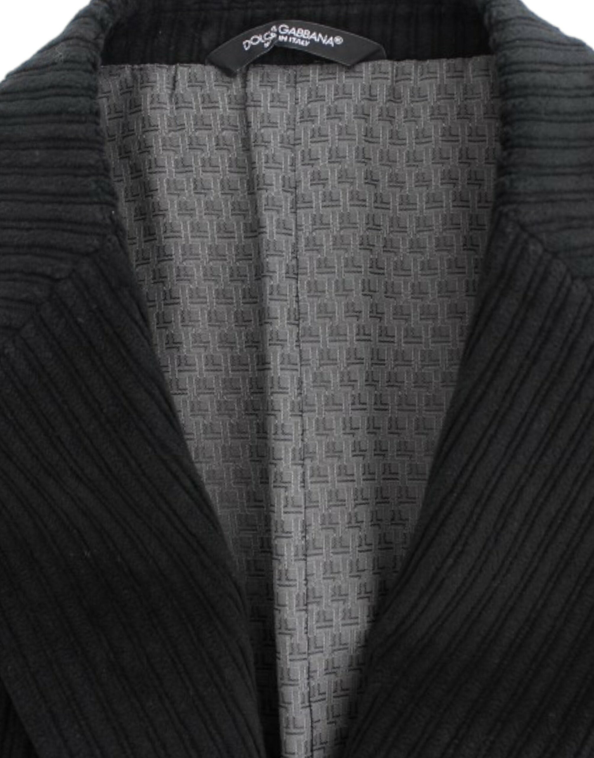 Dolce & Gabbana Elegante schwarze Martini-Blazerjacke