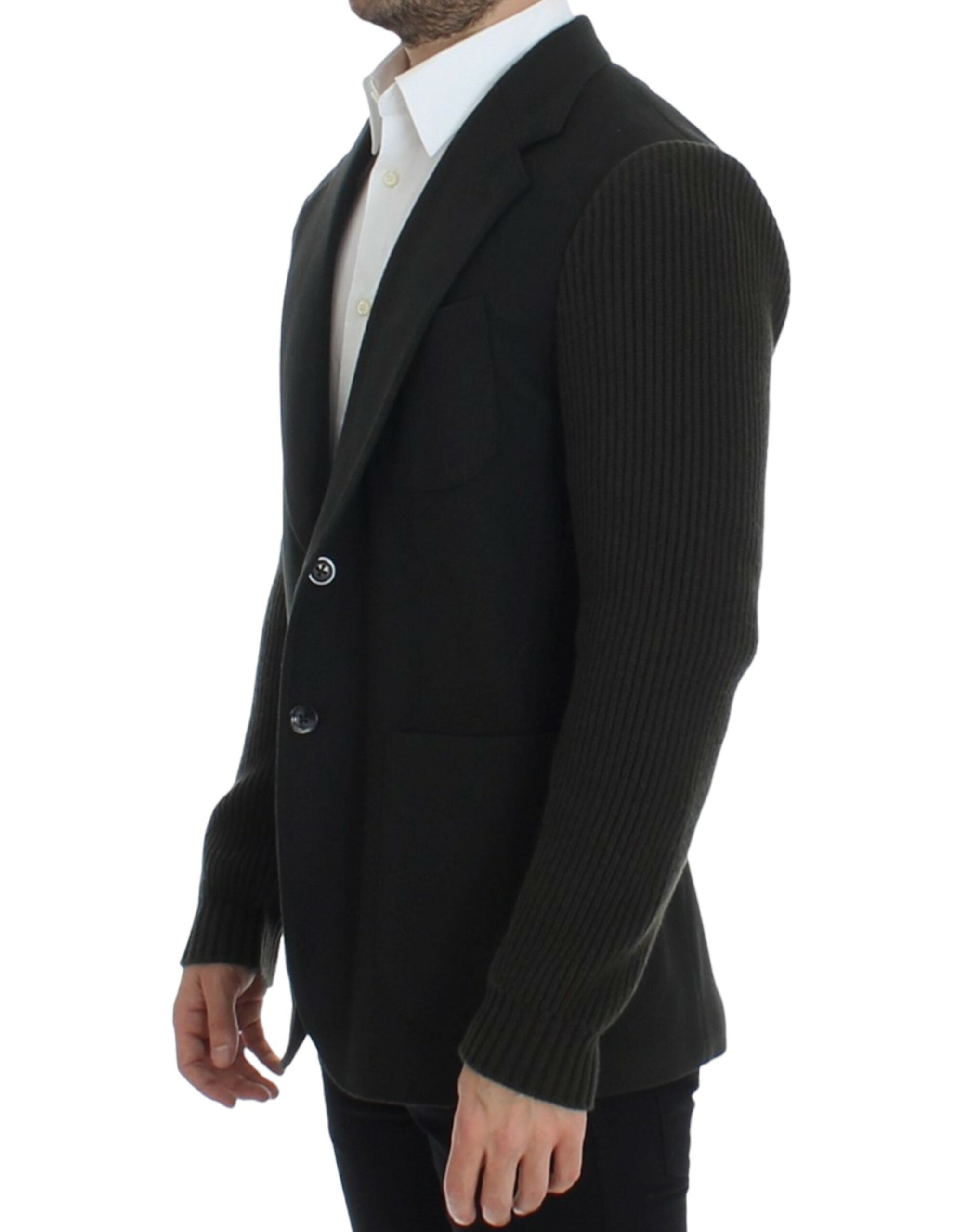Dolce & Gabbana Elegante grüne Kaschmir-Blazerjacke