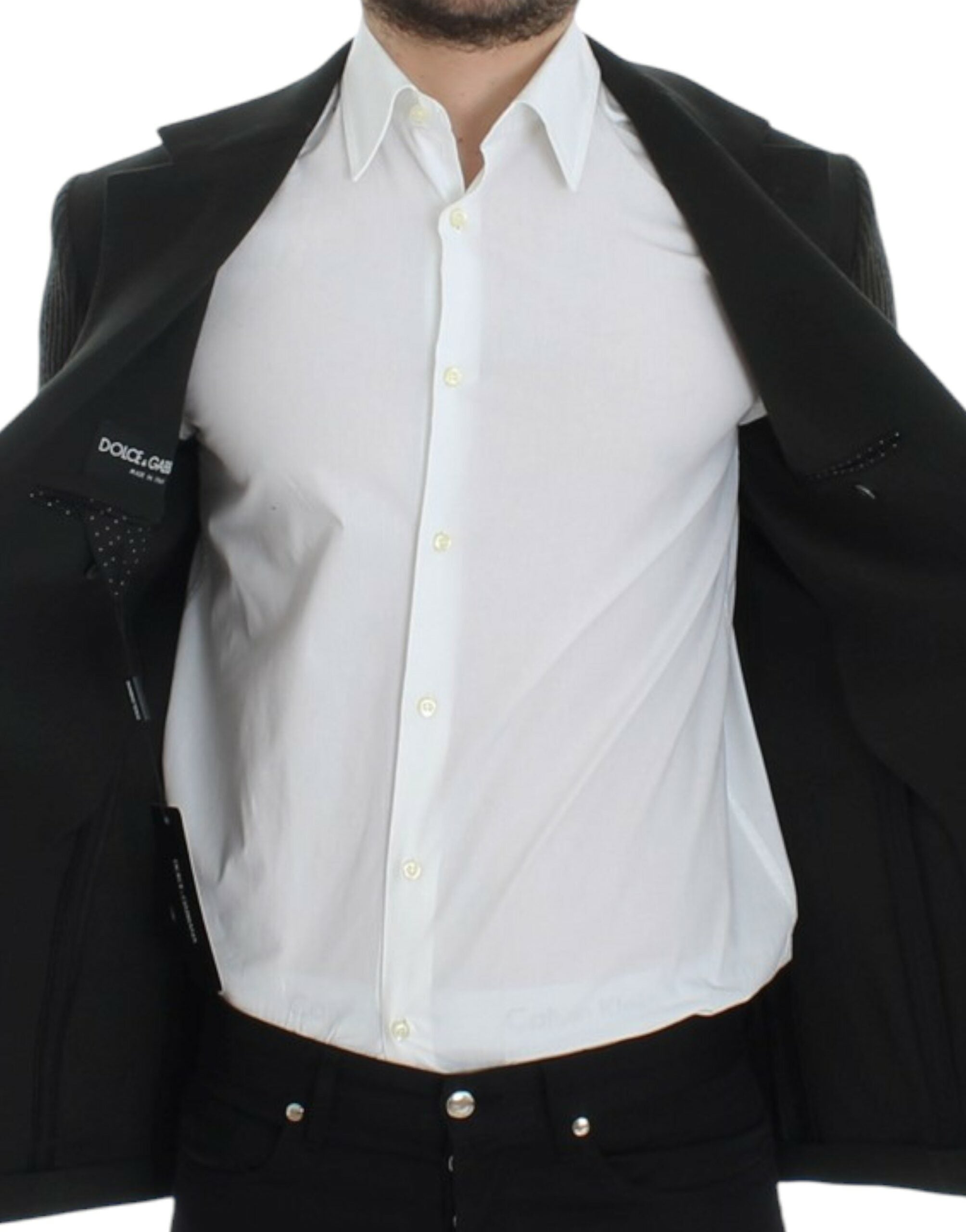Dolce & Gabbana Elegante grüne Kaschmir-Blazerjacke