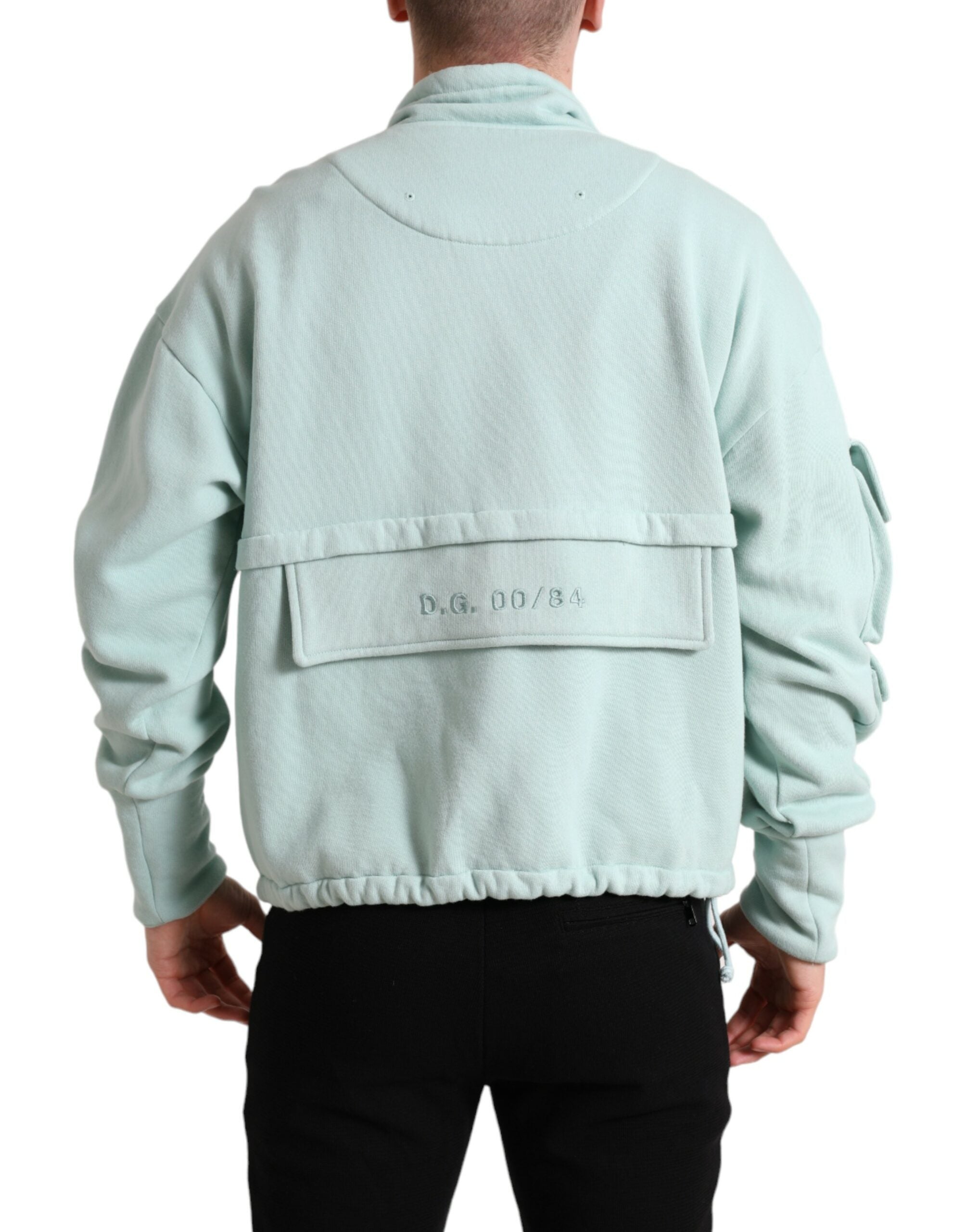 Dolce & Gabbana Schicker mintgrüner Pullover