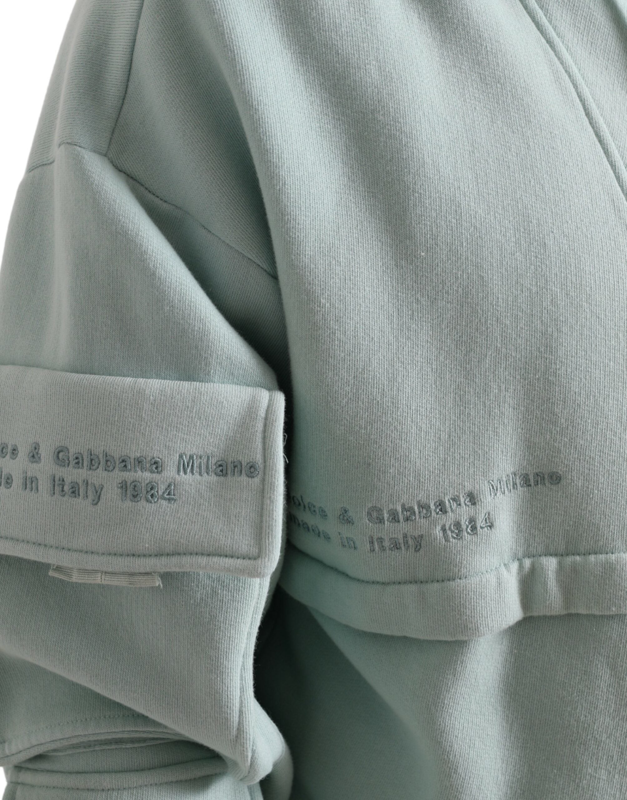 Dolce & Gabbana Schicker mintgrüner Pullover