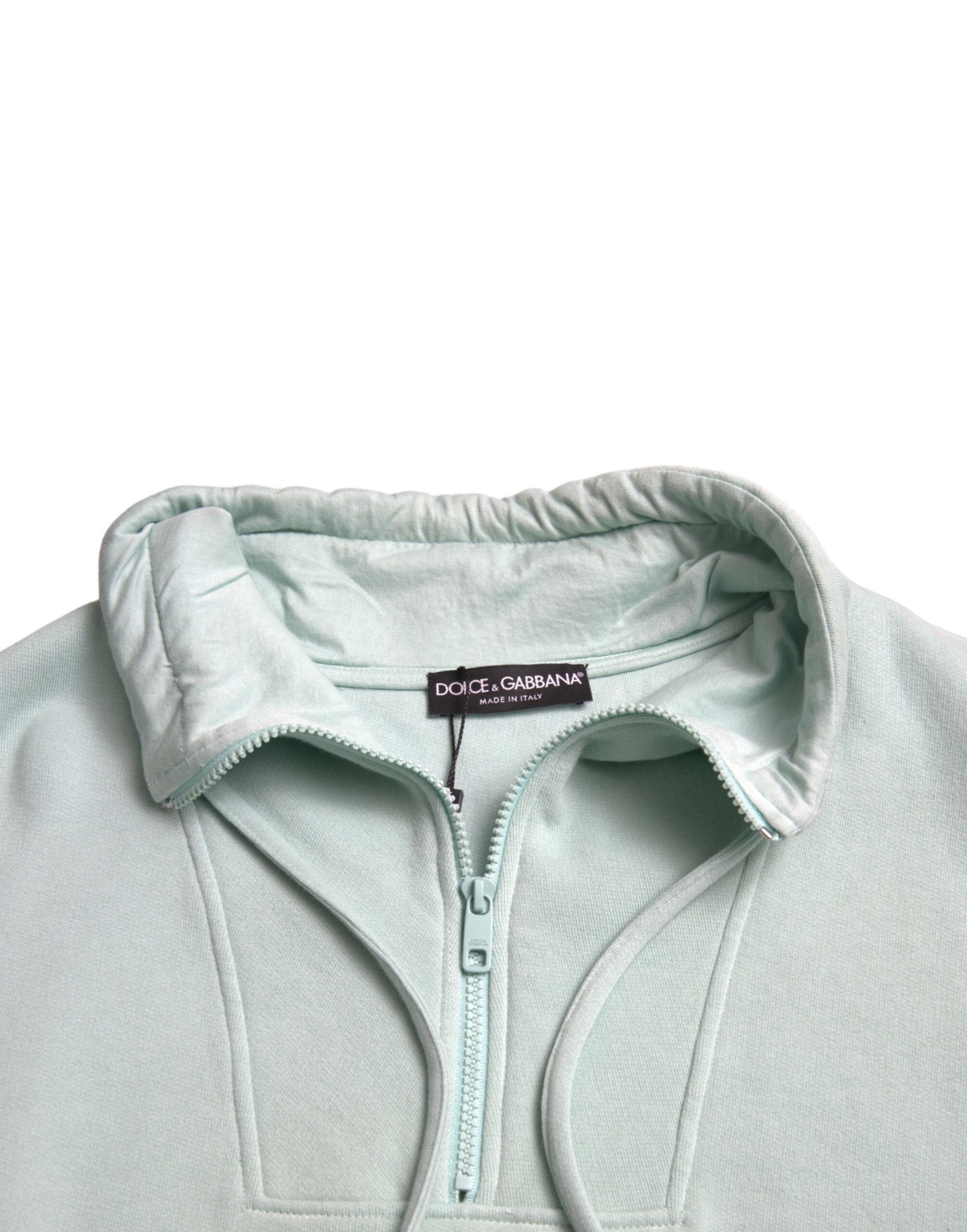 Dolce & Gabbana Schicker mintgrüner Pullover