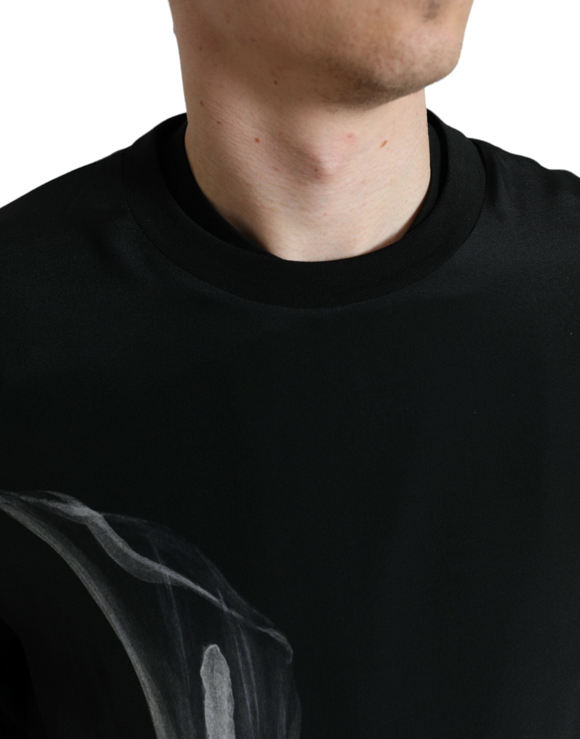 Dolce & Gabbana Seidenpullover mit Rundhalsausschnitt und Blumenmuster