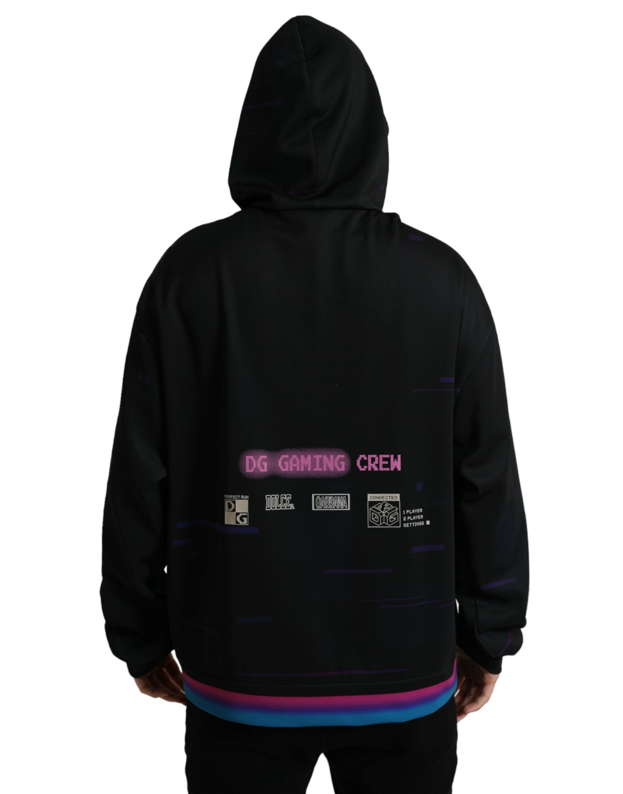 Dolce & Gabbana – Eleganter Kapuzenpullover mit grafischem Print