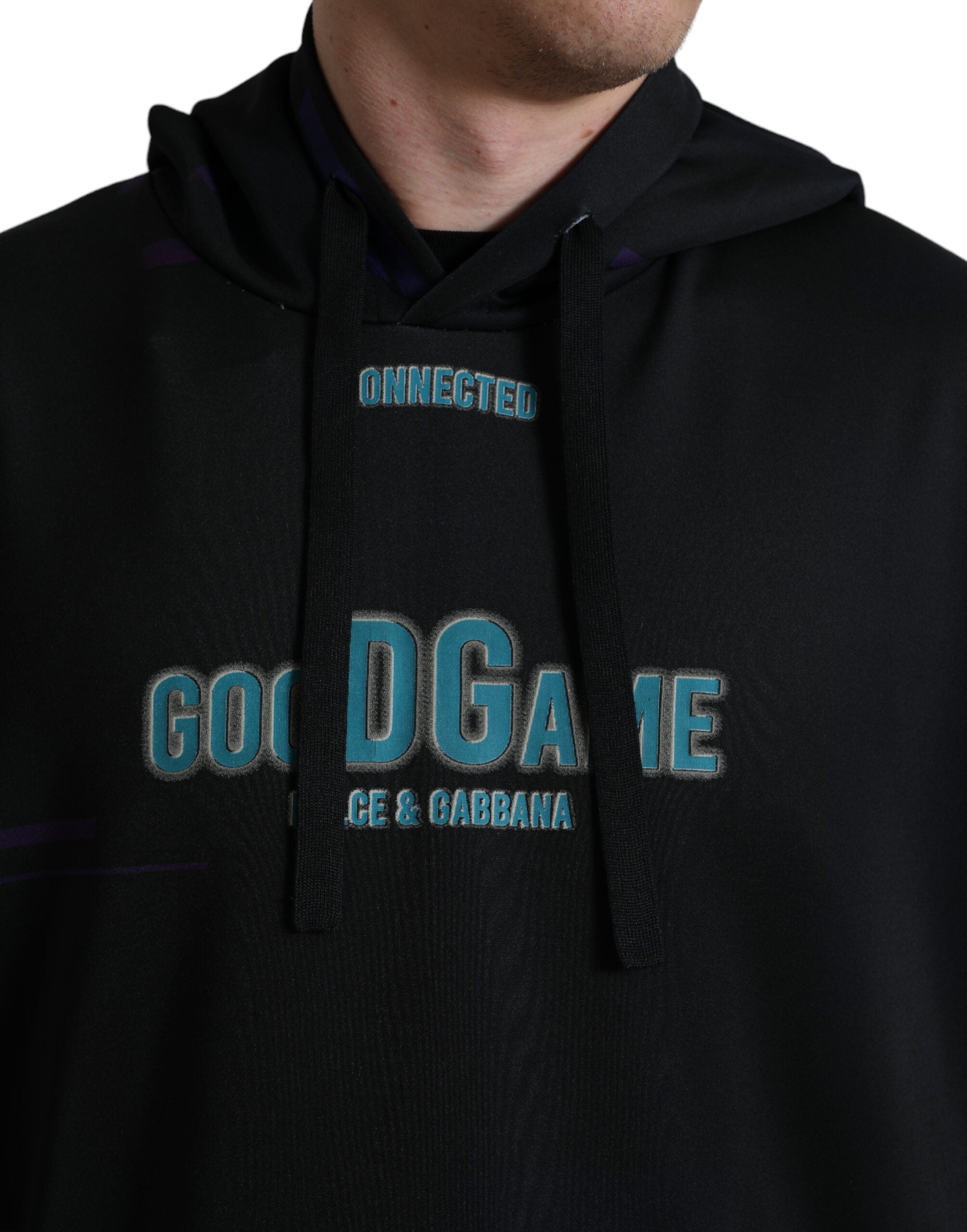 Dolce & Gabbana – Eleganter Kapuzenpullover mit grafischem Print