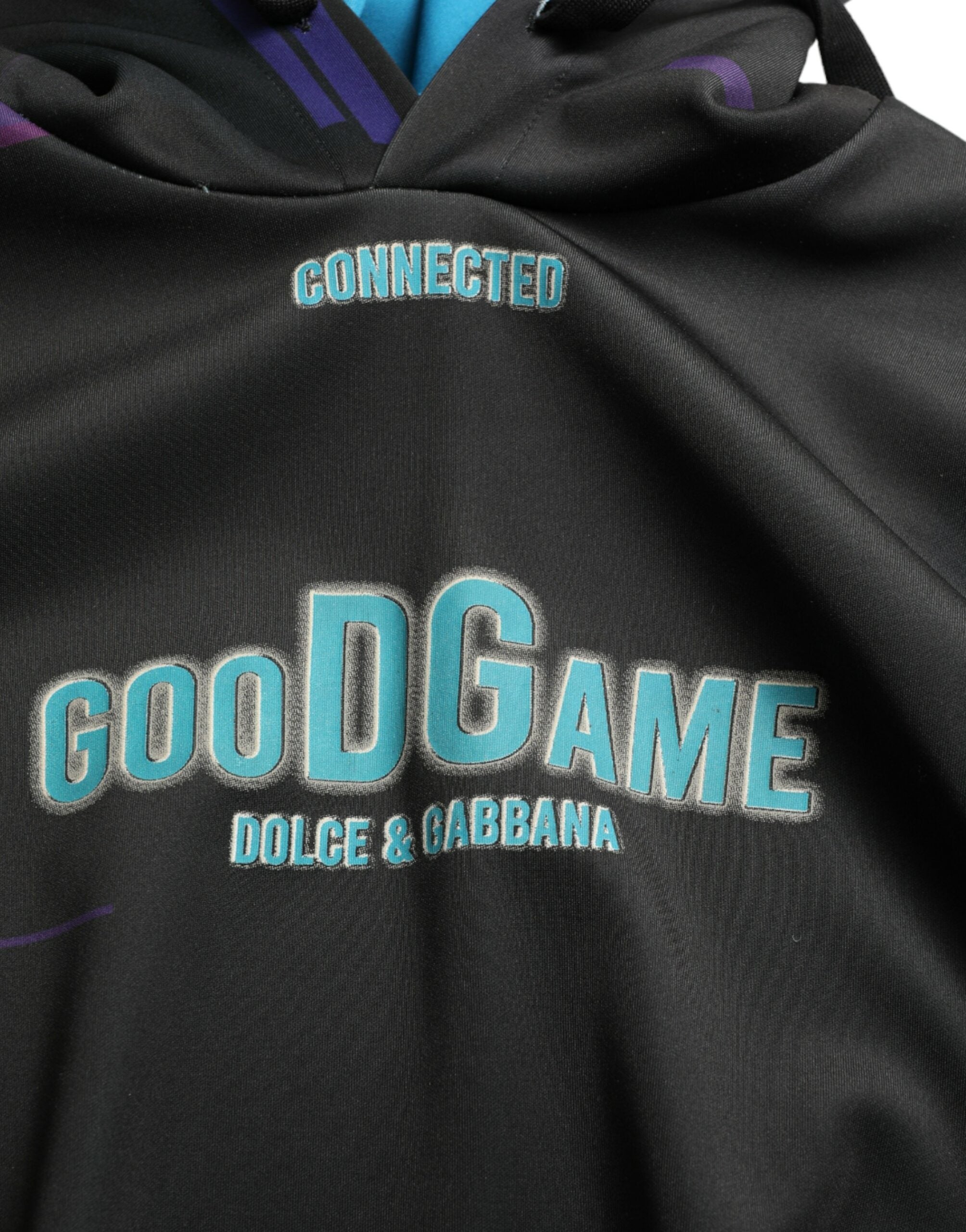 Dolce & Gabbana – Eleganter Kapuzenpullover mit grafischem Print