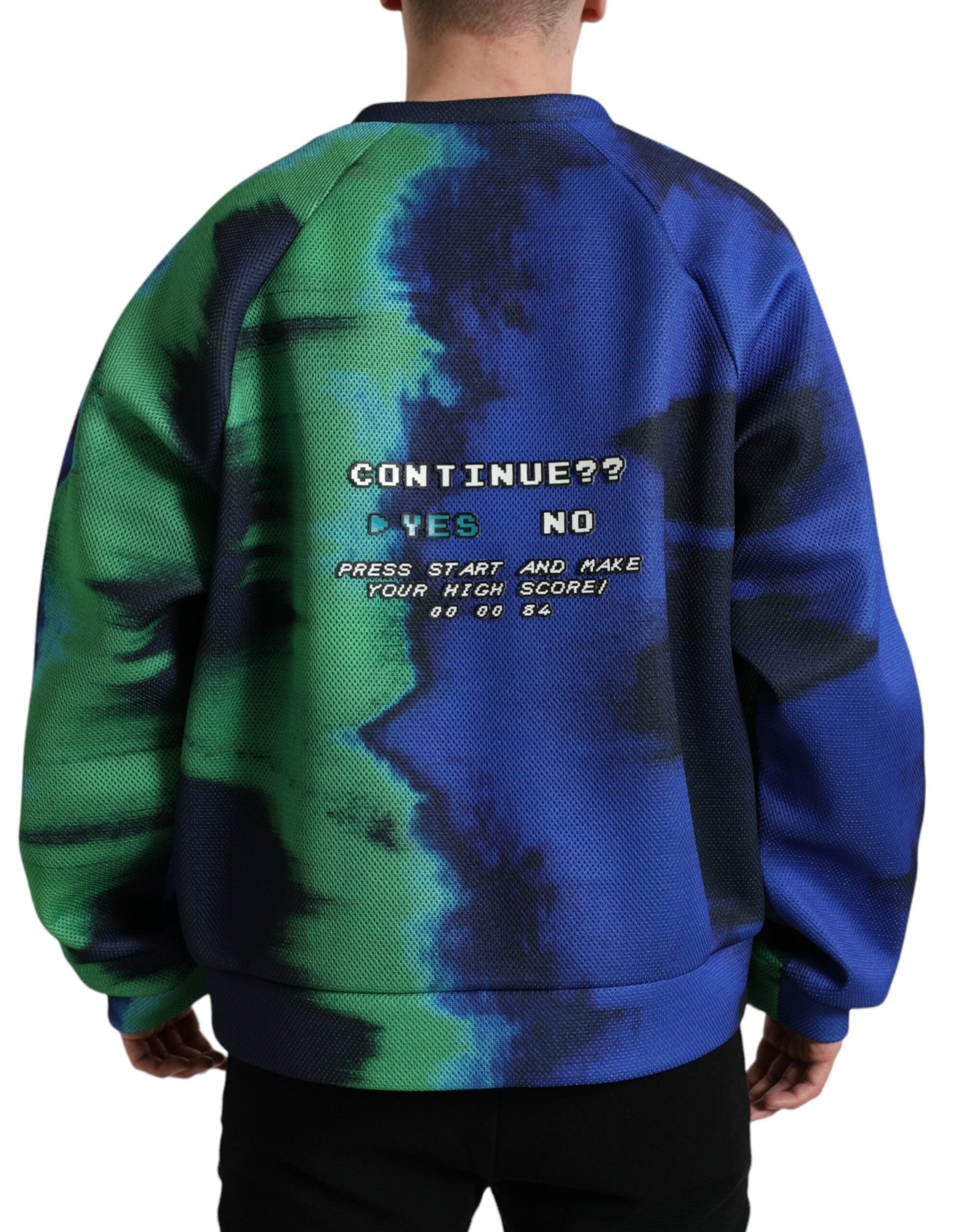 Dolce & Gabbana Pullover mit Rundhalsausschnitt und mehrfarbiger Grafik