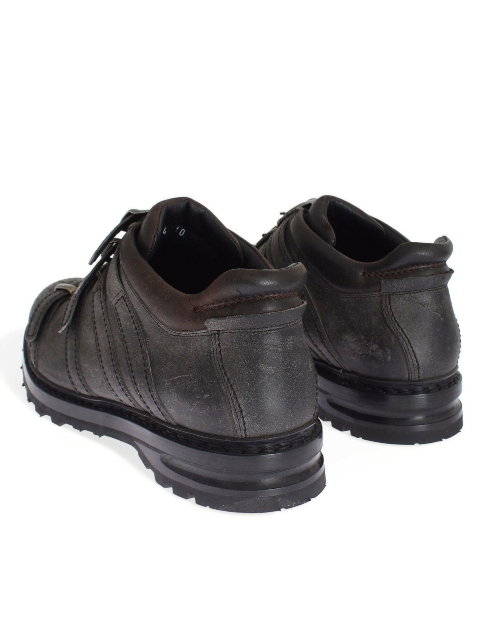 Dolce & Gabbana Elegante Stiefeletten aus grauem Leder