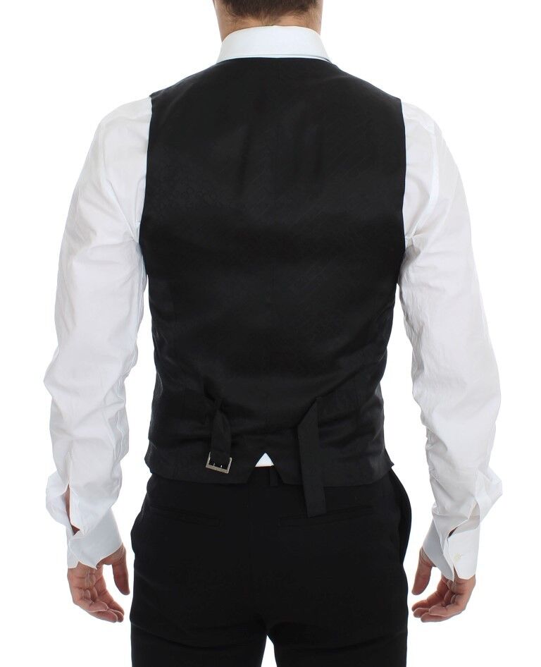 Dolce & Gabbana Elegante blaue Wollweste