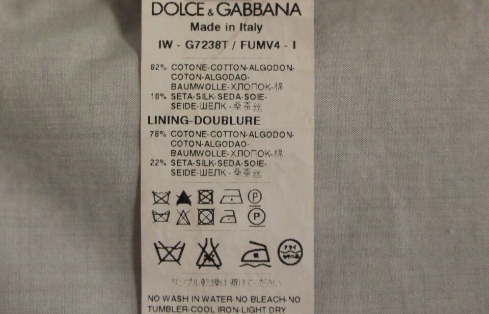 Dolce & Gabbana Schicke beige einreihige Weste