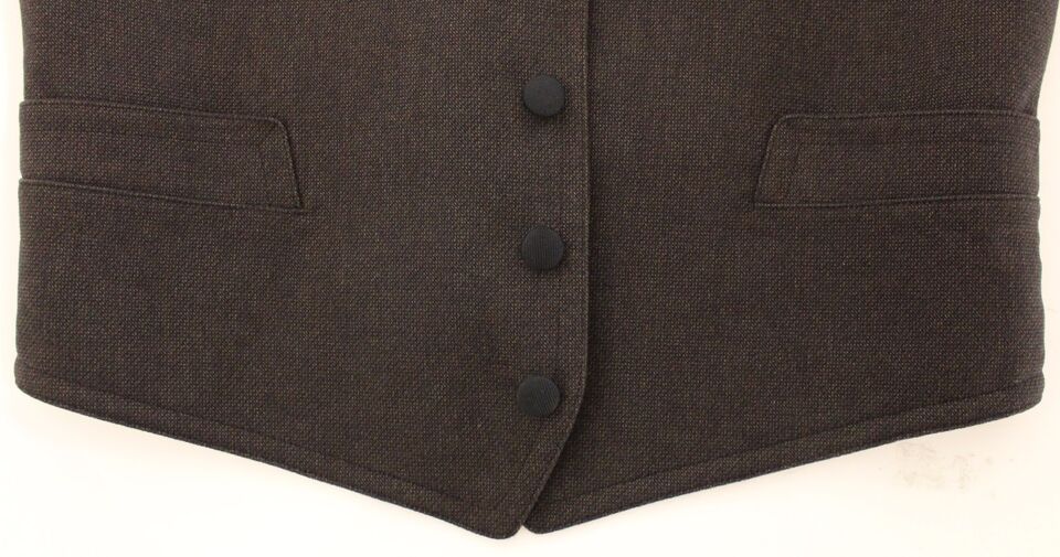 Dolce & Gabbana Elegante braune Weste aus Baumwollmischung