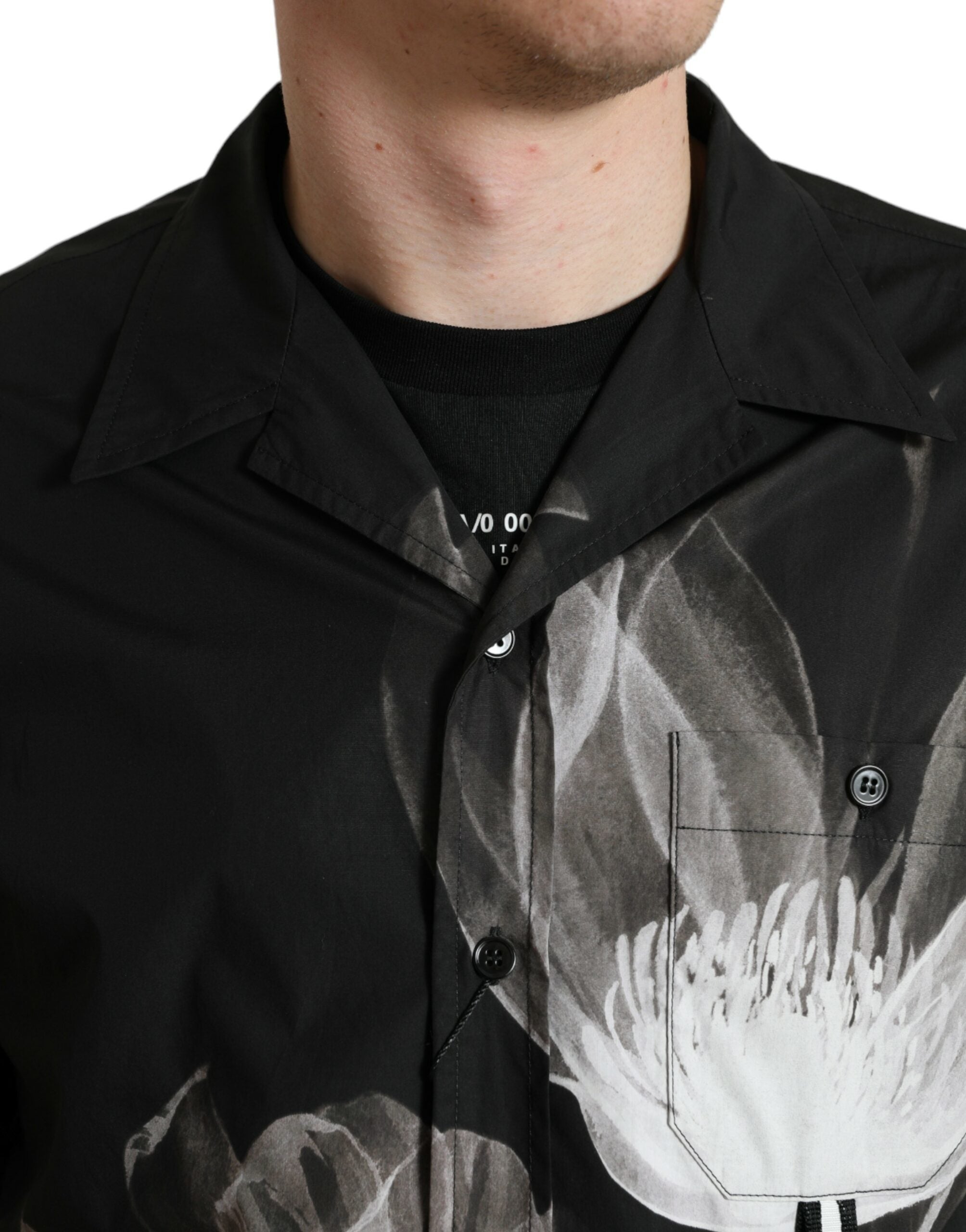 Dolce & Gabbana – Elegantes Button-Down-Hemd mit Blumenmuster