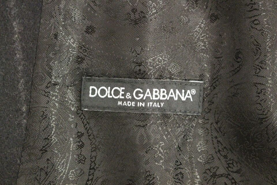 Dolce & Gabbana – Elegante, schwarz gestreifte, einreihige Weste