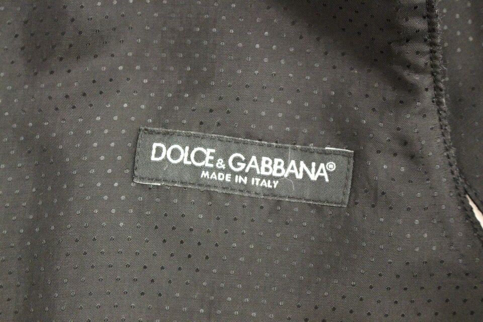 Dolce & Gabbana Elegante Weste aus grauer Wollmischung