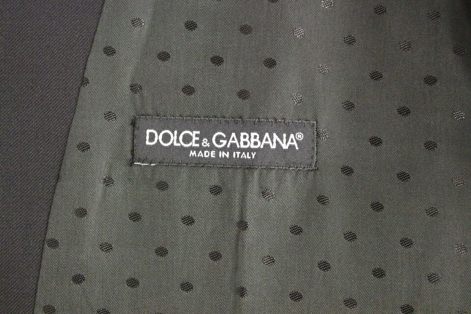 Dolce & Gabbana – Elegante Weste aus schwarzer Wolle für formelle Anlässe