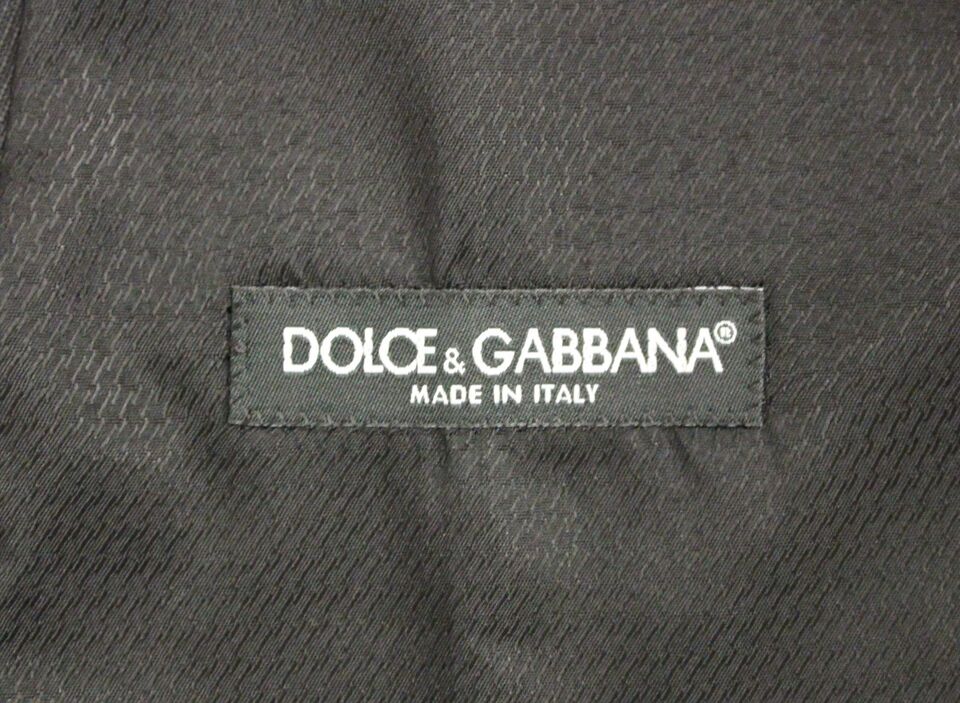 Dolce & Gabbana Elegante graue Wollweste