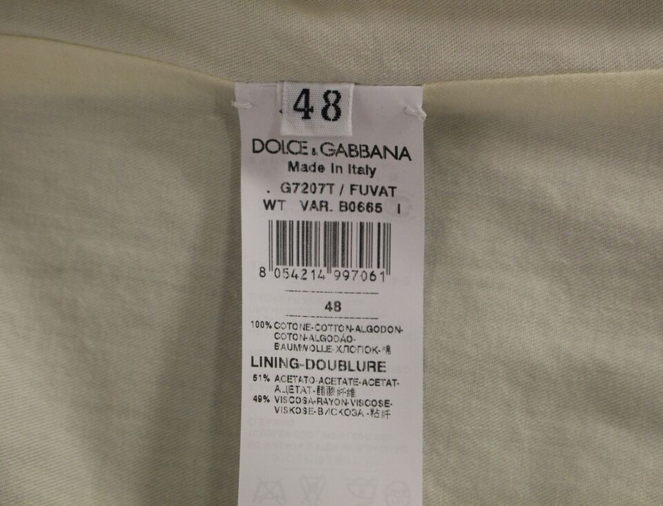 Dolce & Gabbana Elegante schwarze Manchester-Weste