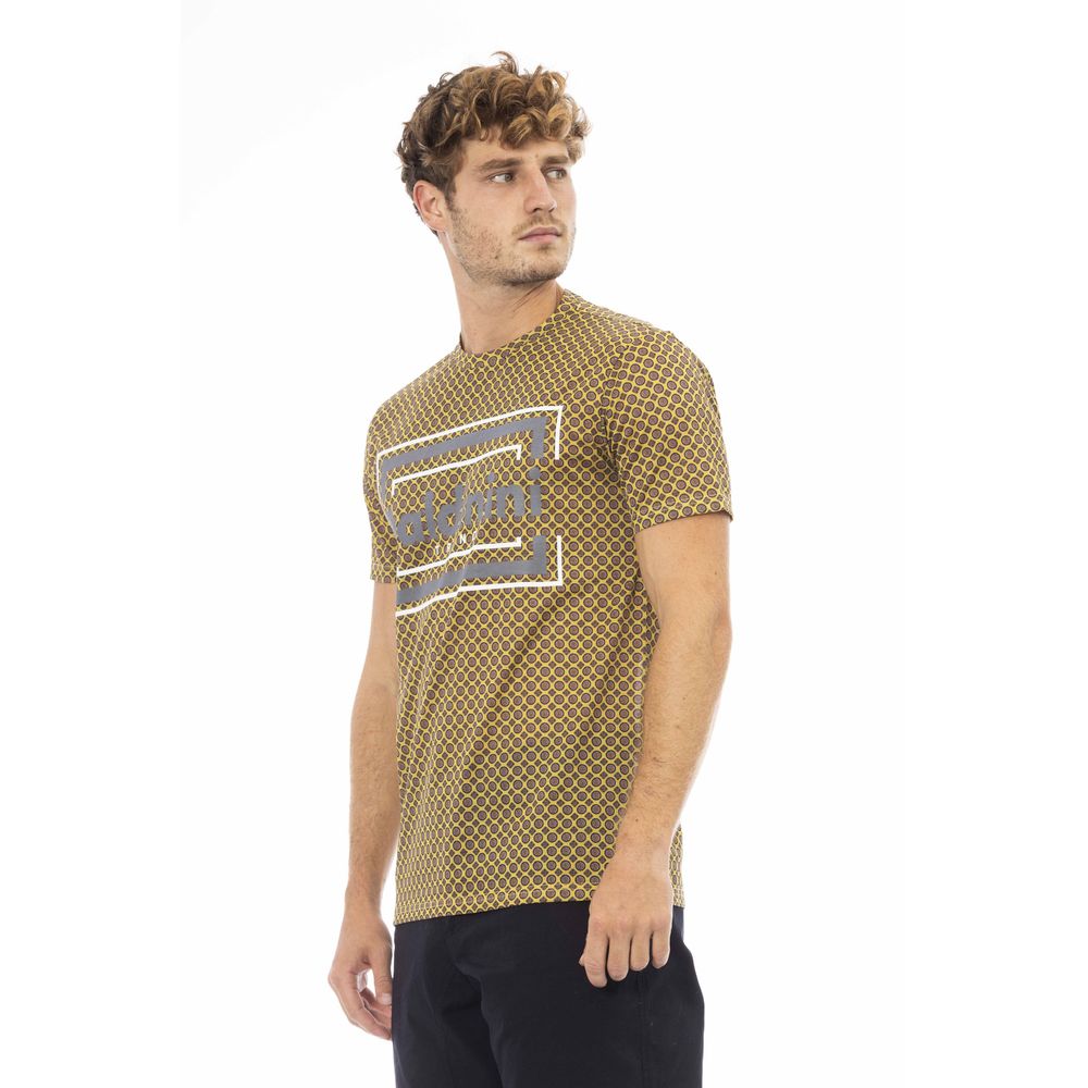 Tricou Baldinini Trend gri din bumbac pentru bărbați