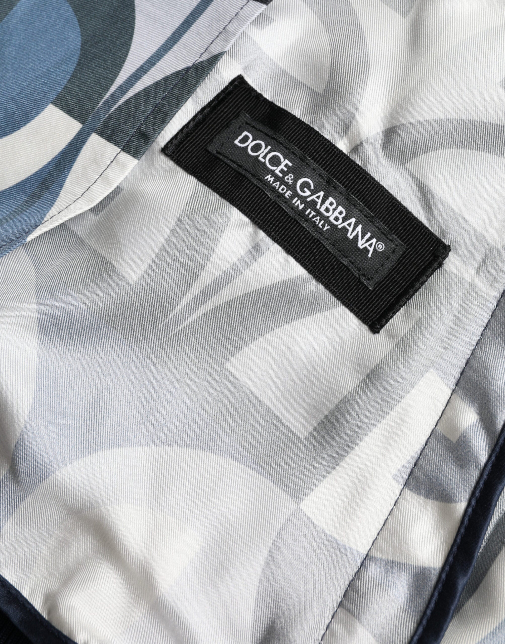Jachetă bomber din mătase multicoloră Dolce & Gabbana - Eleganță clasică