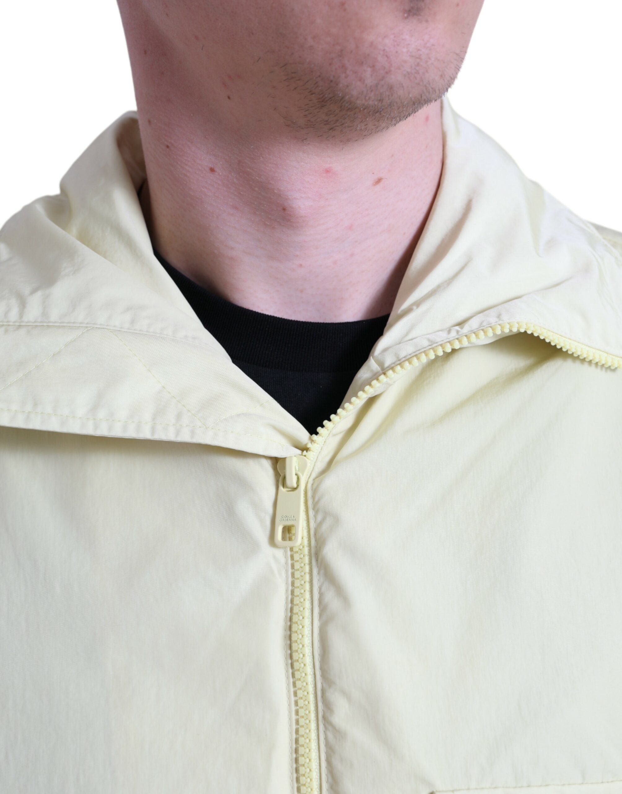 Jachetă elegantă galbenă Dolce & Gabbana Windbreaker