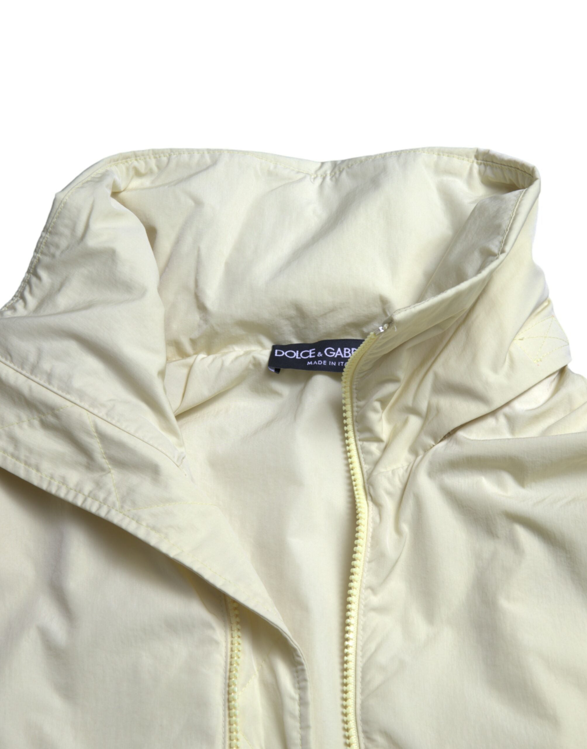 Jachetă elegantă galbenă Dolce & Gabbana Windbreaker