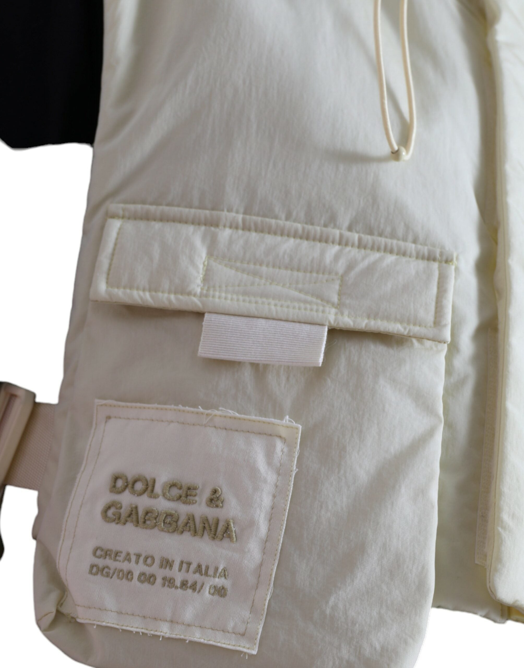 Dolce & Gabbana Vestă cu glugă galbenă Sunshine