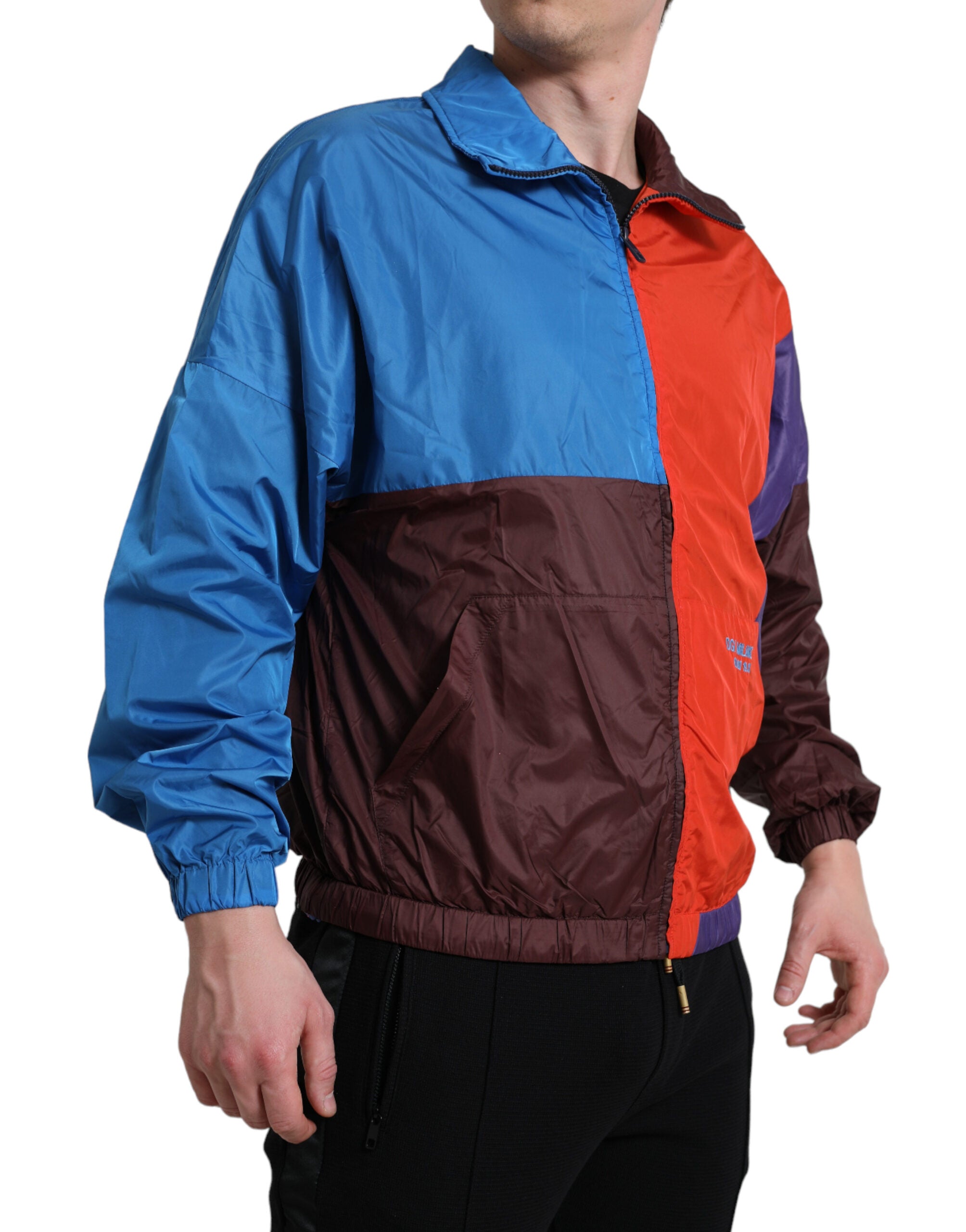 Dolce & Gabbana – Mehrfarbige Windjacke aus Technostoff