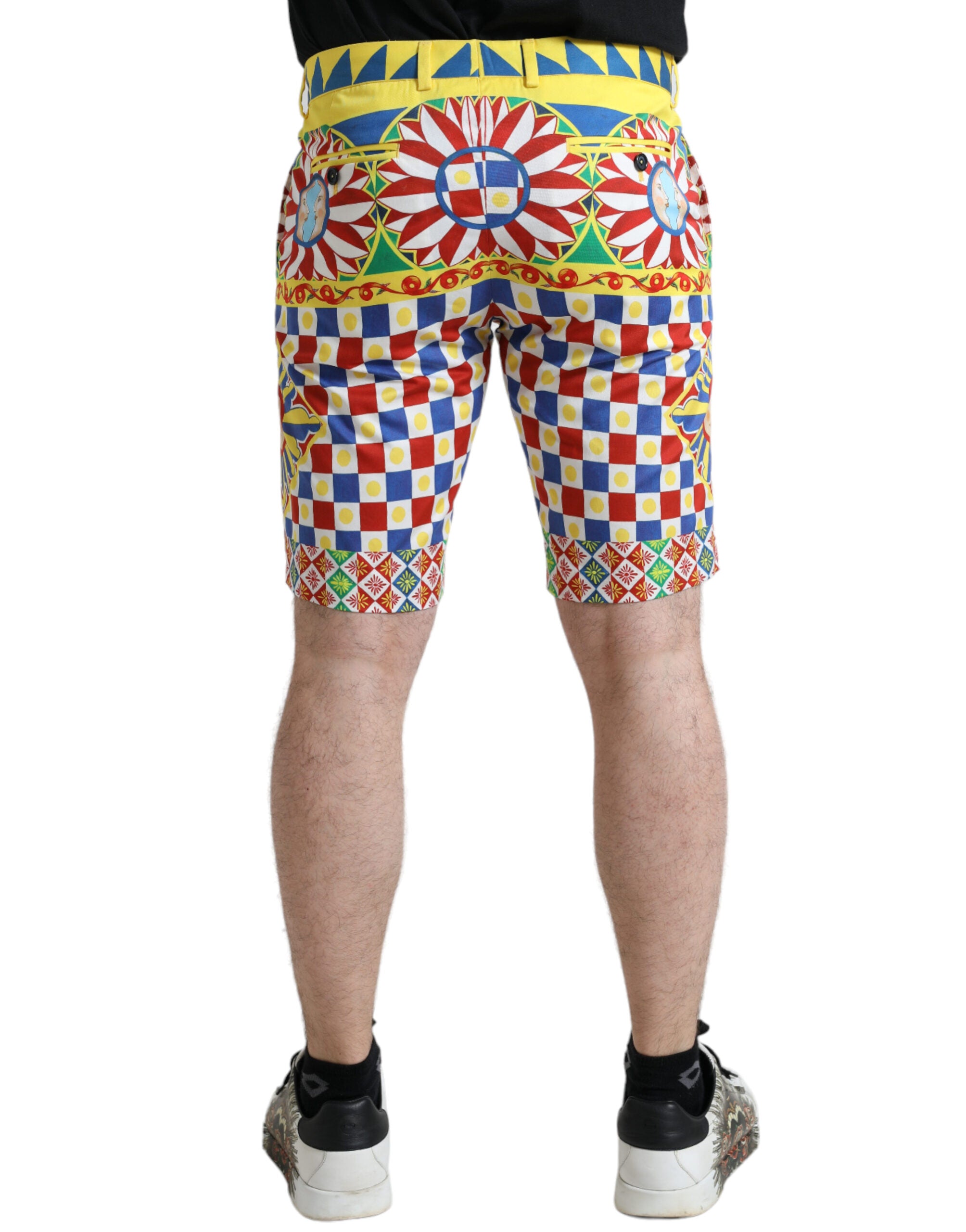Dolce & Gabbana Bermudashorts mit mehrfarbigem Print
