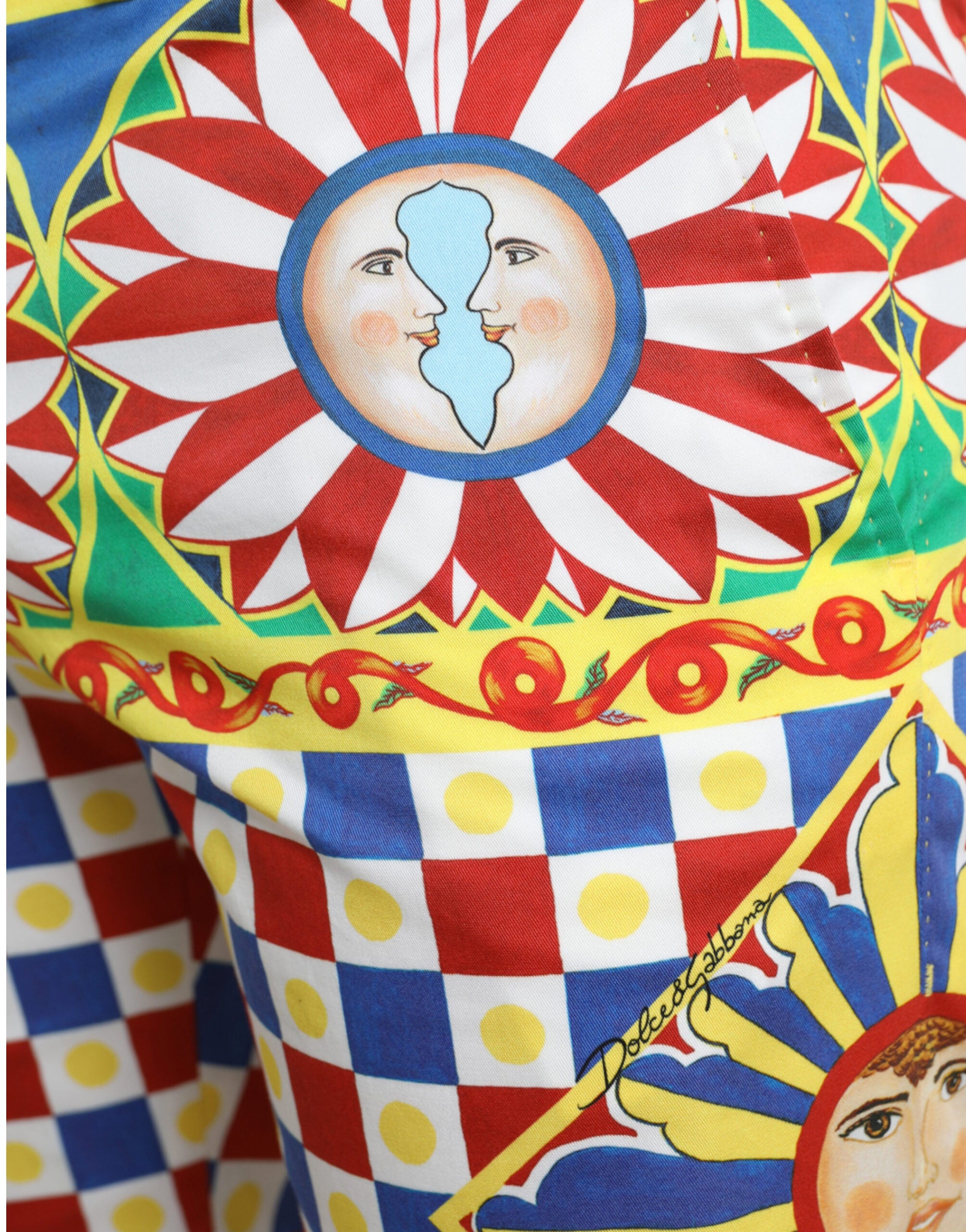 Dolce & Gabbana Bermudashorts mit mehrfarbigem Print