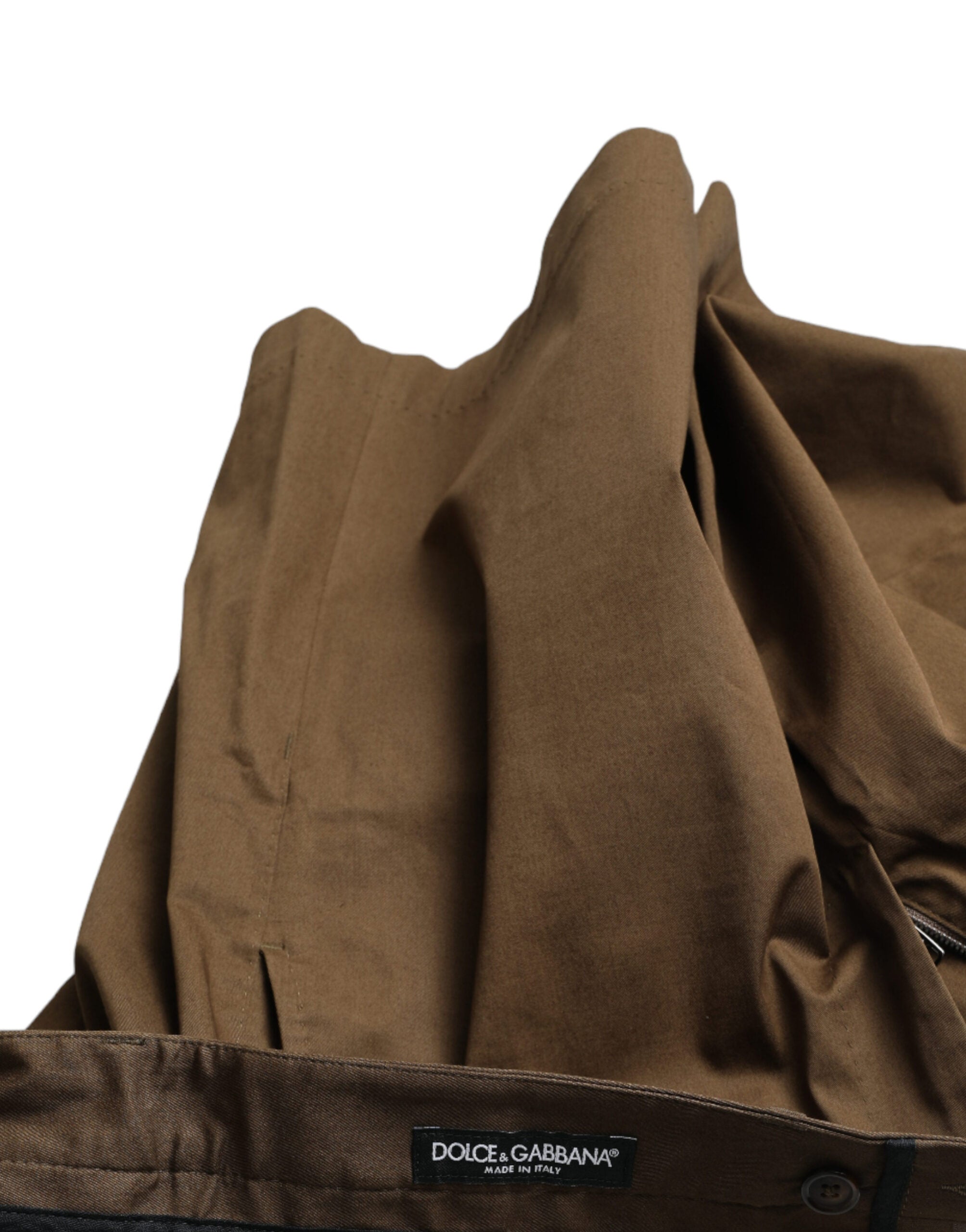 Dolce & Gabbana Schicke braune Bermudashorts mit Logodetail