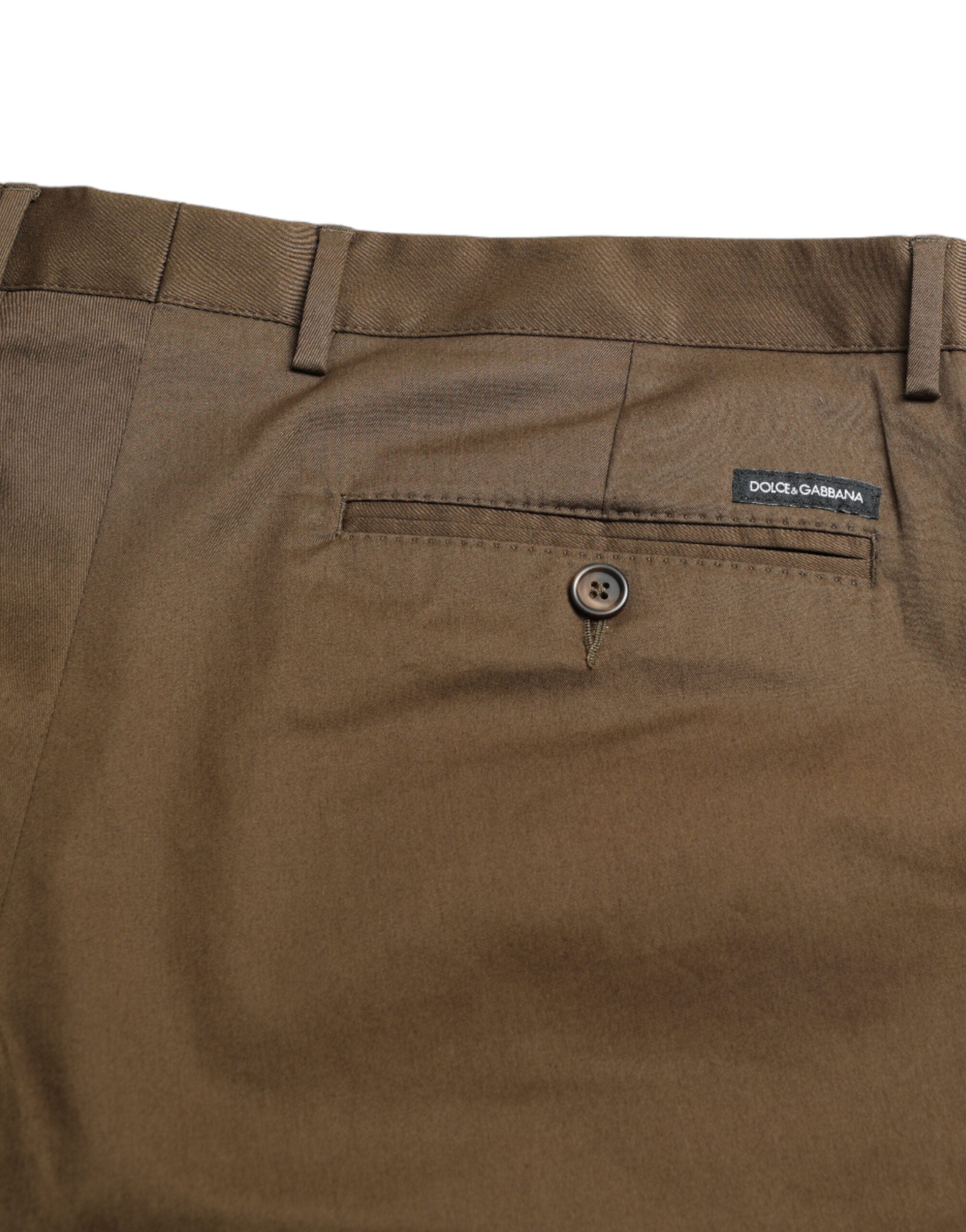 Dolce & Gabbana Schicke braune Bermudashorts mit Logodetail