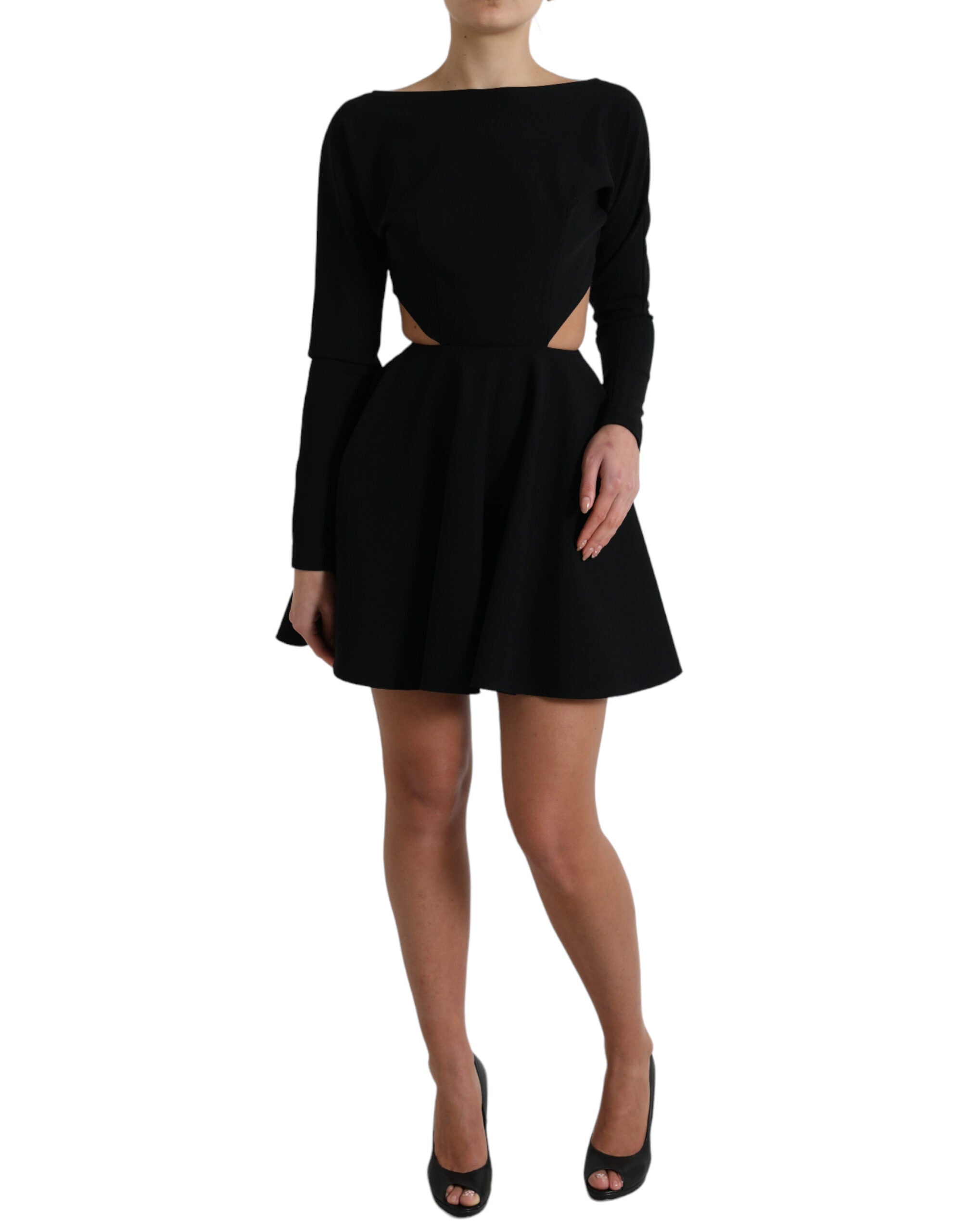 Dolce & Gabbana – Elegantes Minikleid in A-Linie mit Cut-outs