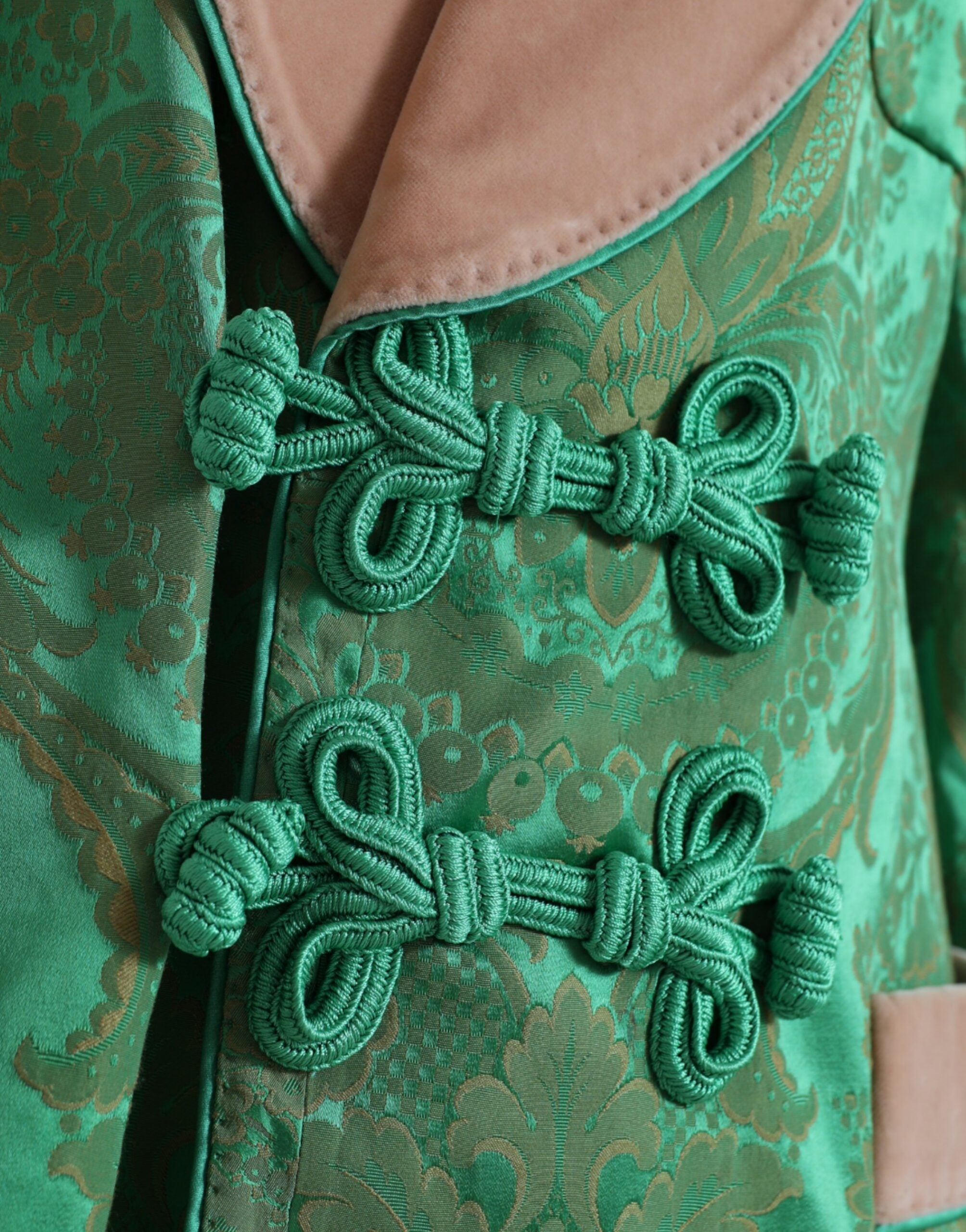 Dolce & Gabbana – Zweireihiger Blazer mit floraler Eleganz