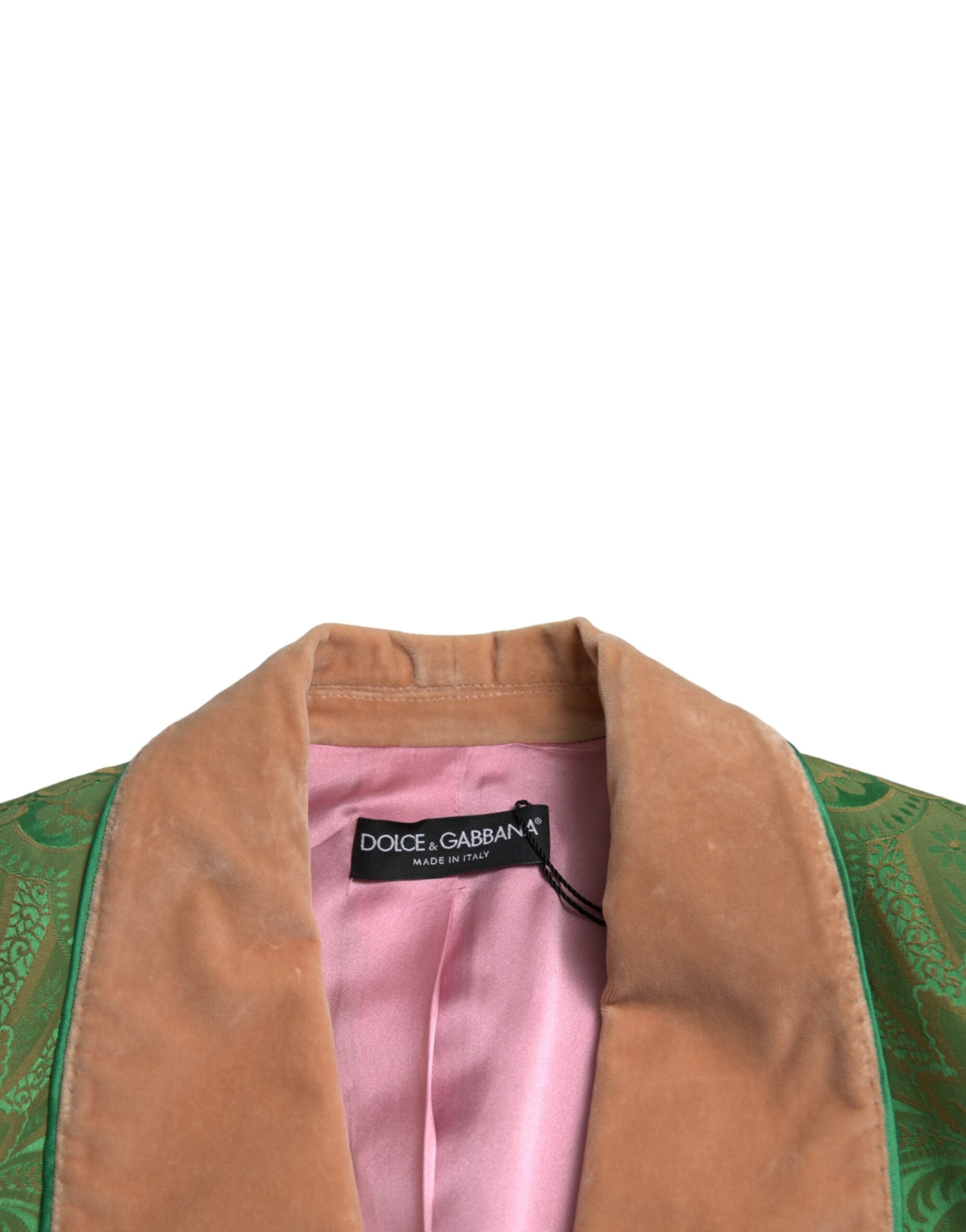 Dolce & Gabbana – Zweireihiger Blazer mit floraler Eleganz