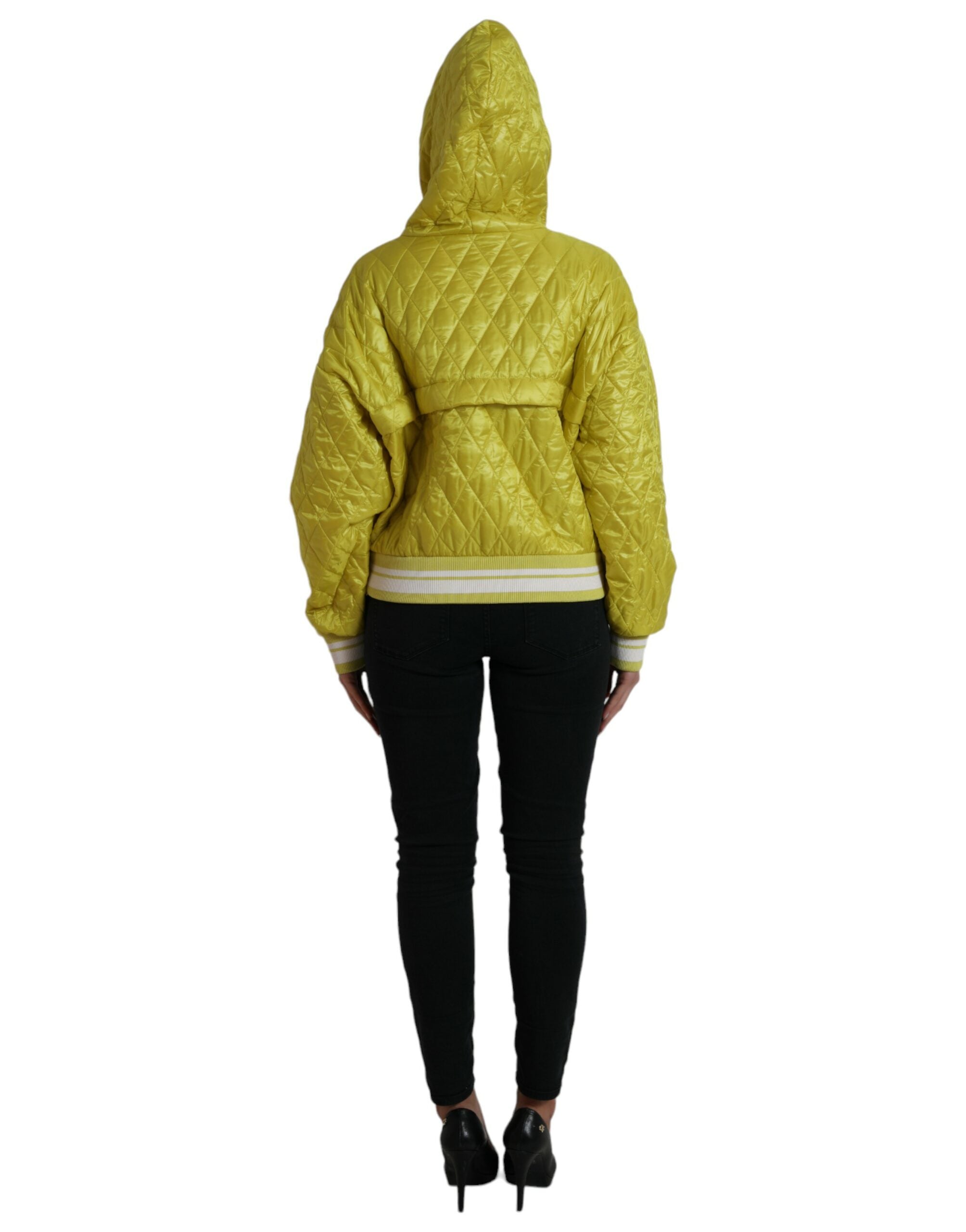 Dolce & Gabbana – Strahlend gelbe Kapuzenjacke