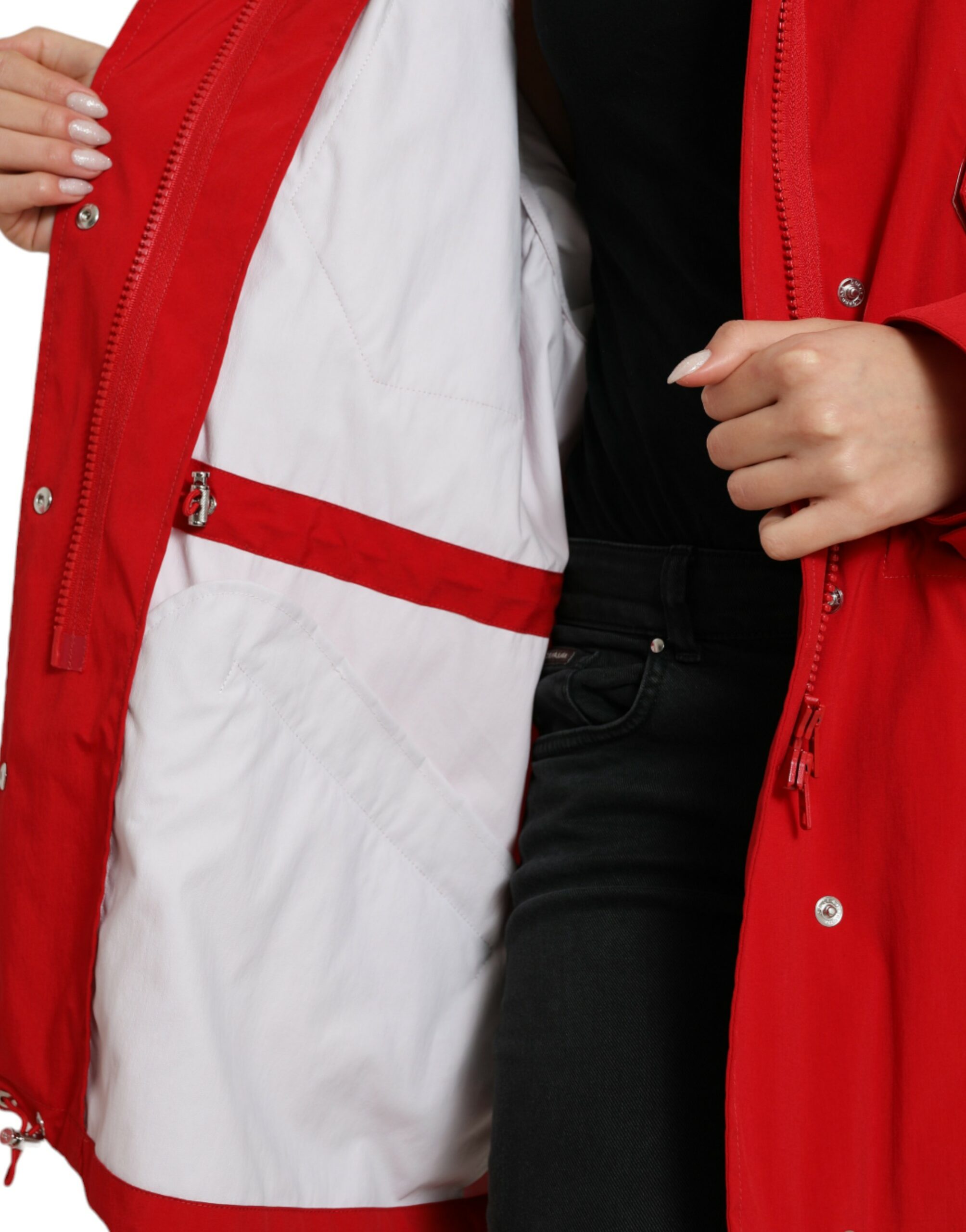 Dolce & Gabbana Elegante rote Langarmjacke