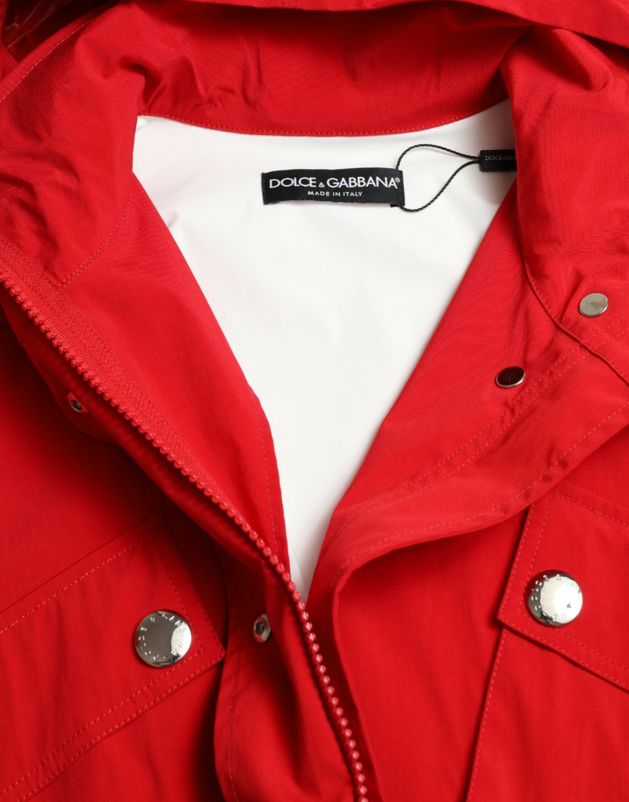 Dolce & Gabbana Elegante rote Langarmjacke