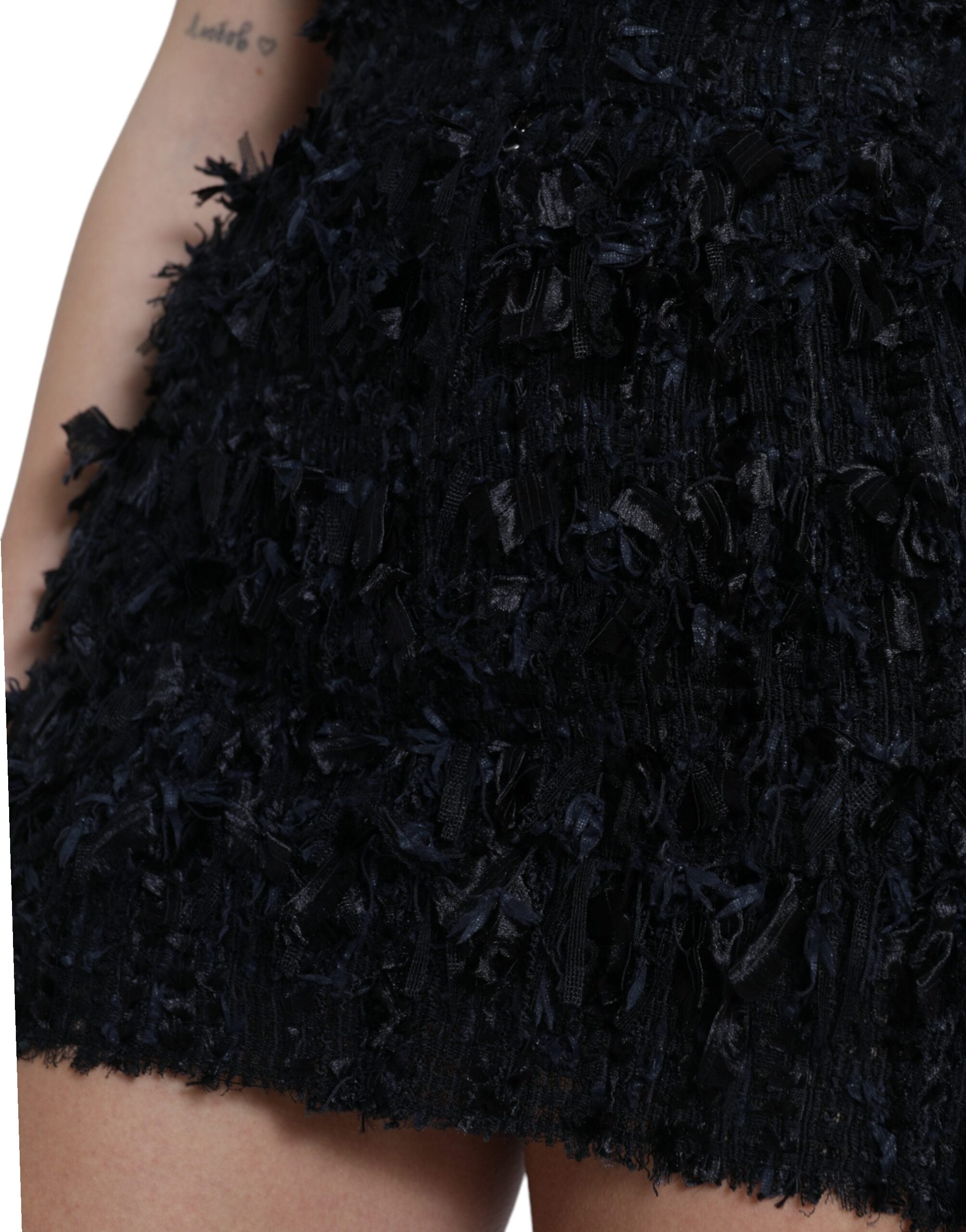 Dolce & Gabbana – Eleganter, strukturierter Minirock mit hoher Taille