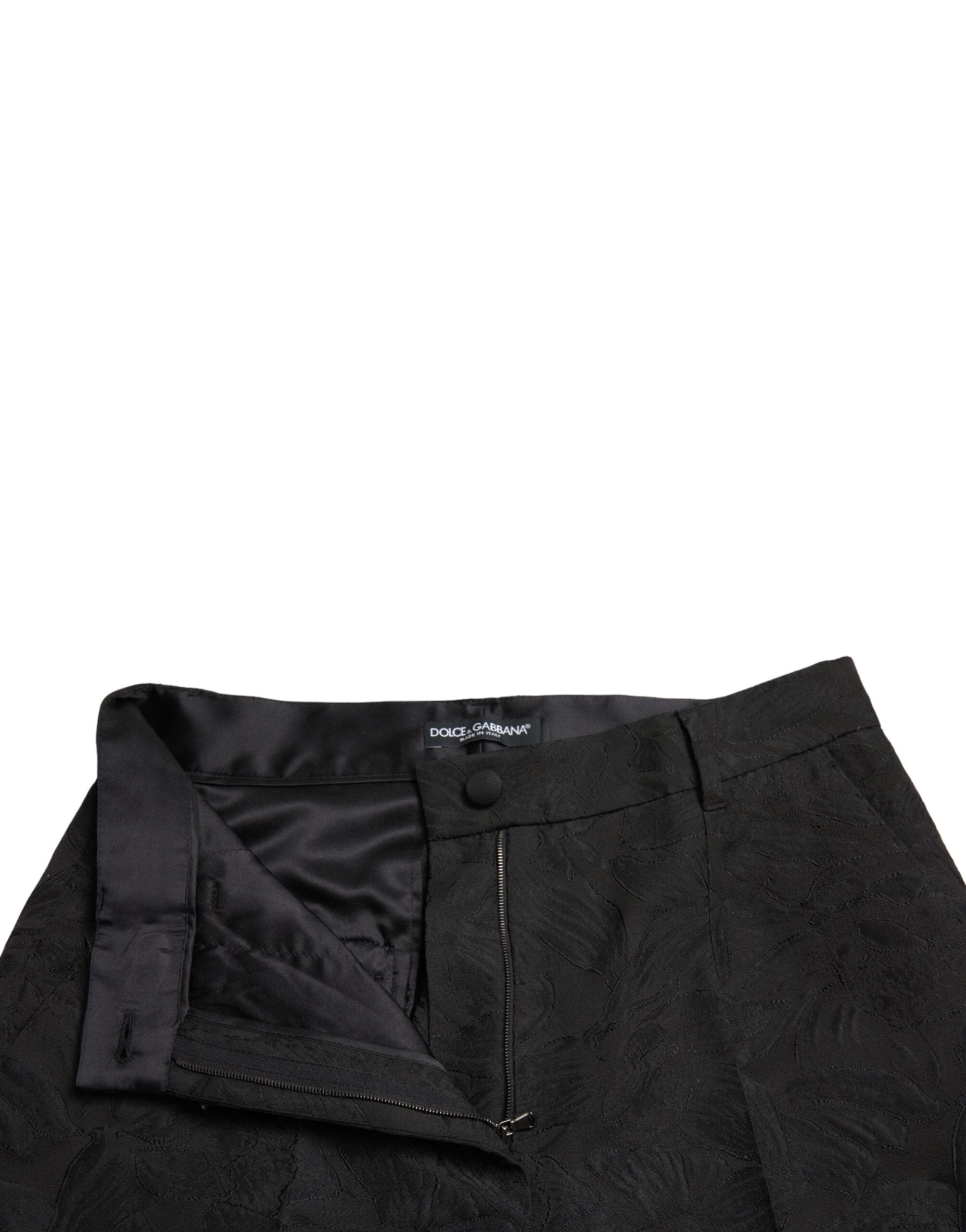 Dolce & Gabbana – Elegante Hose mit hoher Taille und konischem Schnitt